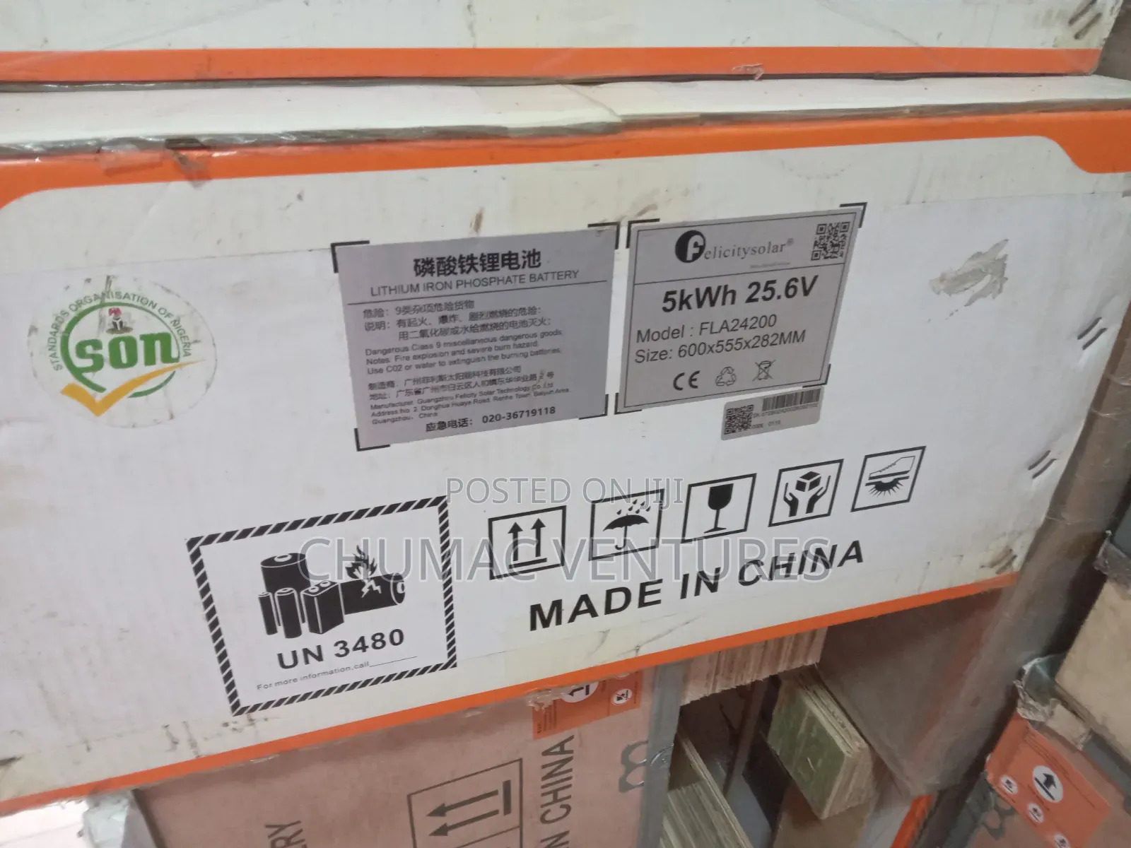 Felicity Lithium Battery 5kwh 24