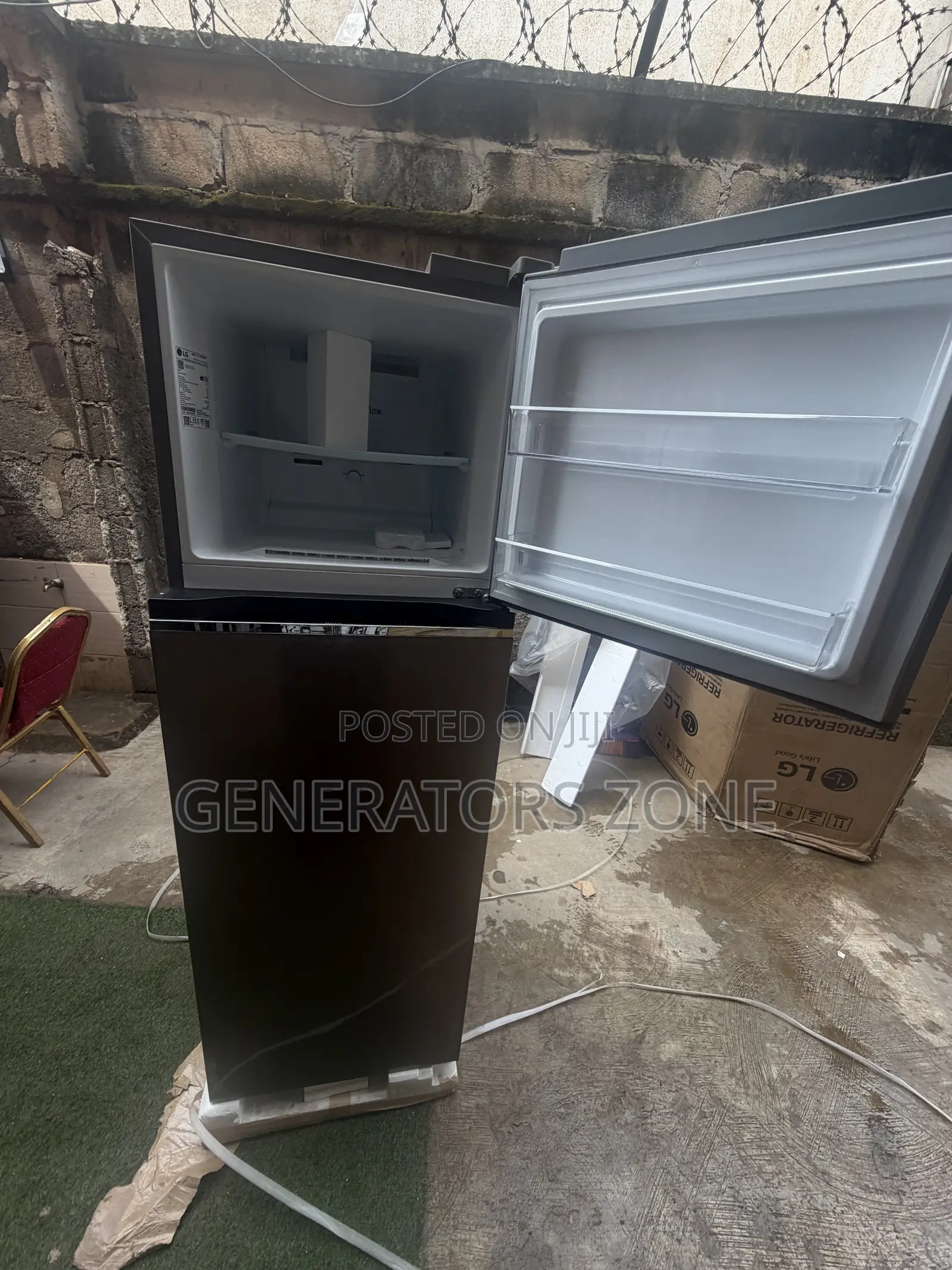 LG GL-B262PQKB 287L Smart Inverter Double Door Fridge