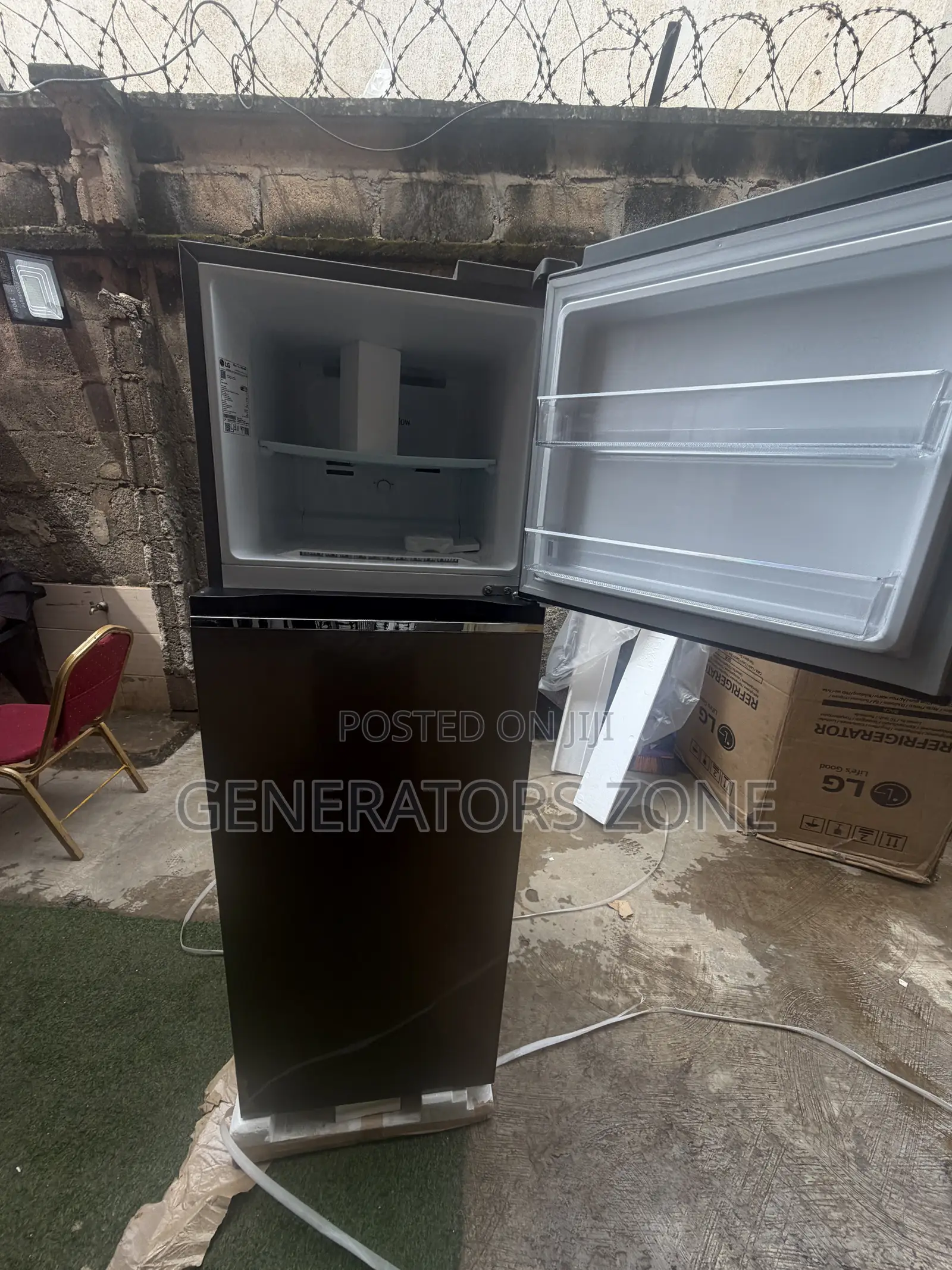 LG GL-B262PQKB 287L Smart Inverter Double Door Fridge