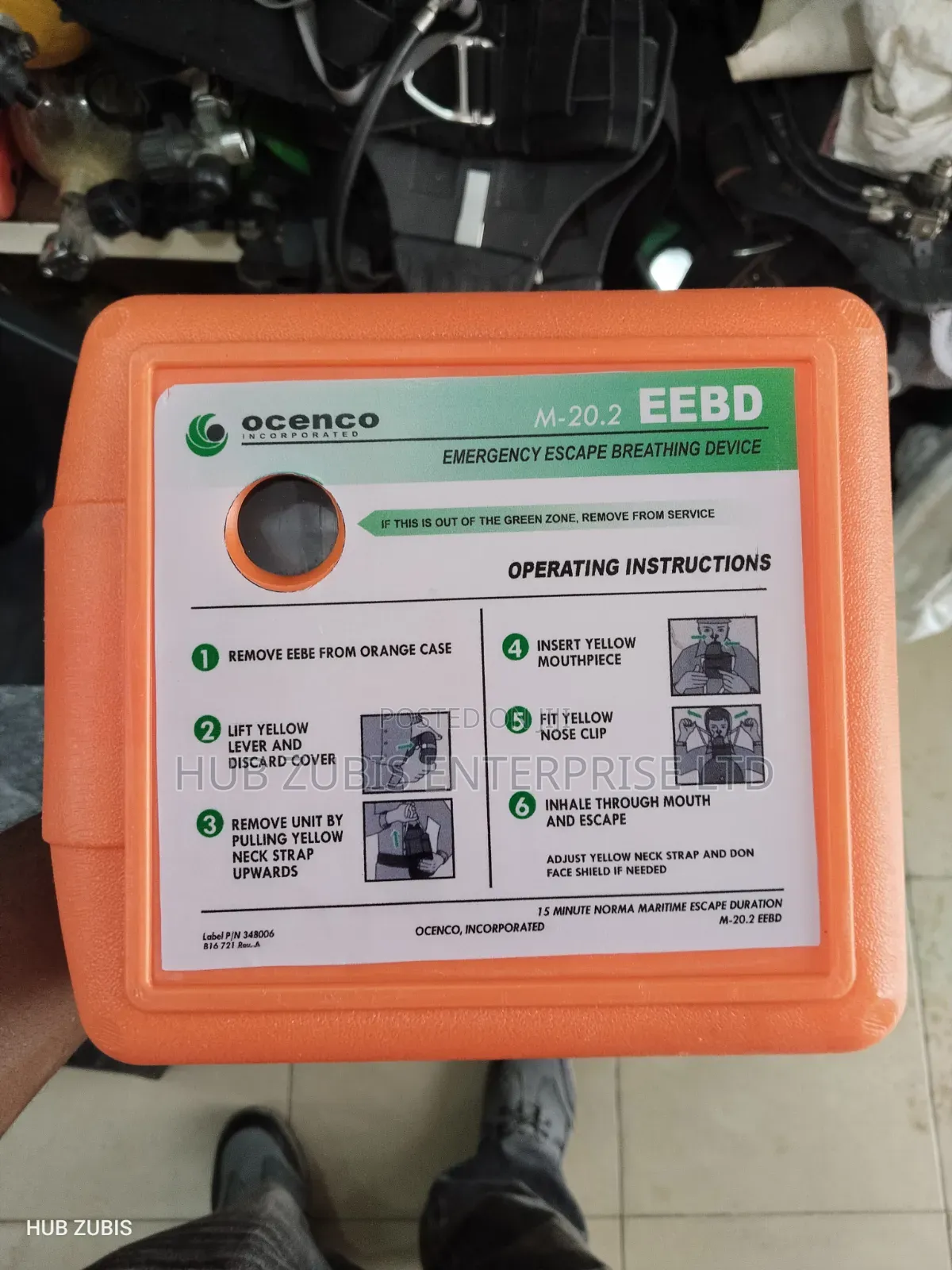 Ocenco M-20.2 EEBD 15-Minute Emergency Escape Breathing Device
