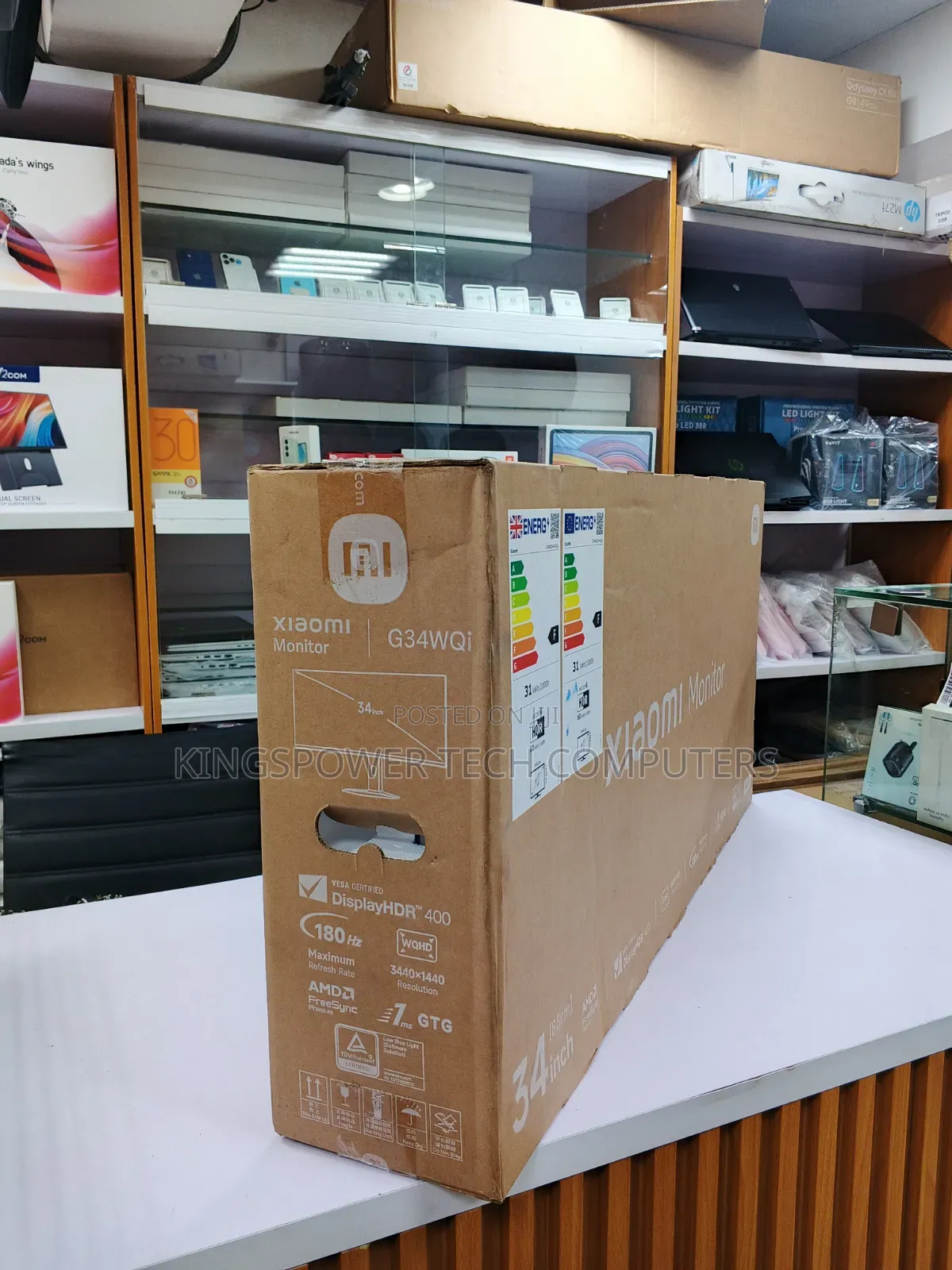Xiaomi Curved Gaming Monitor G34WQi 34" 180Hz UWQHD