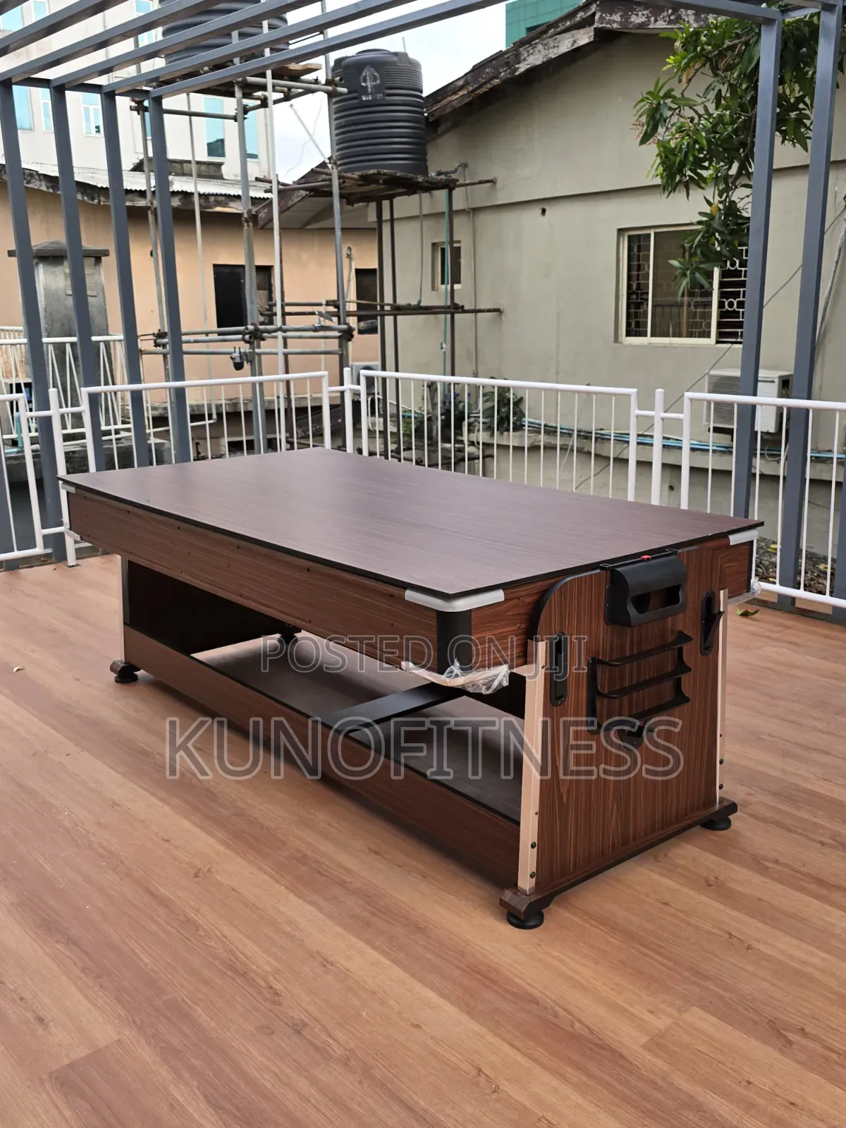 ​7ft 4-in-1 Pool Table, Snooker, Tennis & Air Hockey