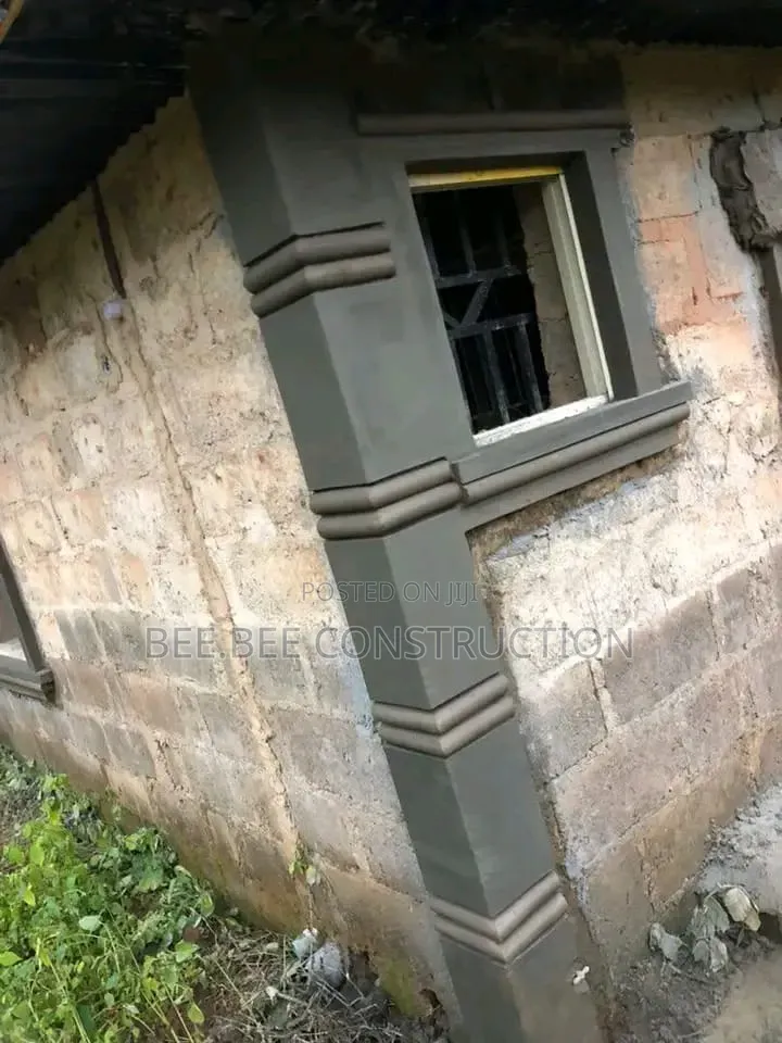 Beautiful Block Window Artwork & Door Design in Osogbo