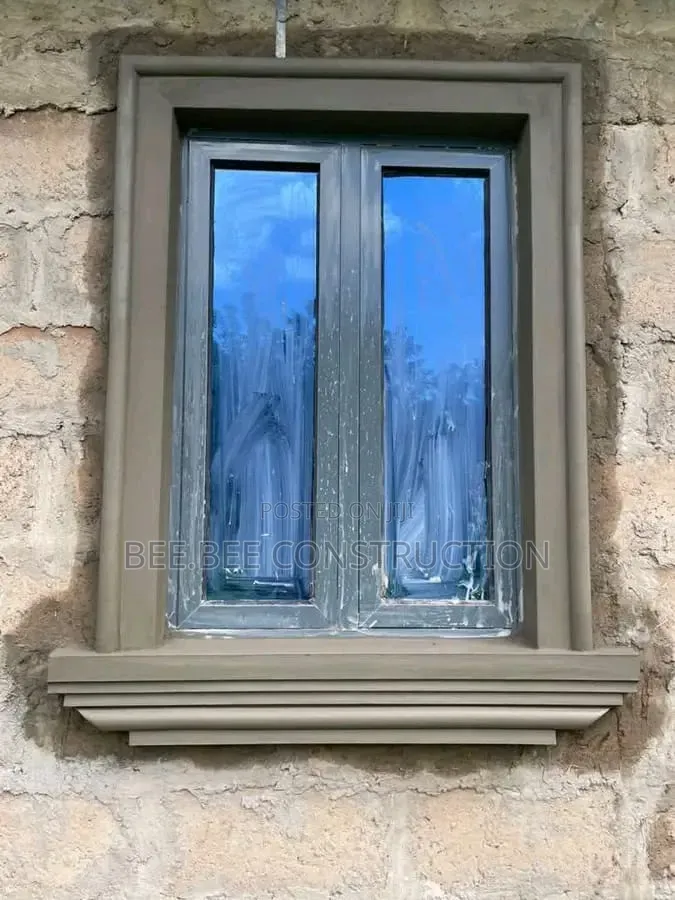Beautiful Block Window Artwork & Door Design in Osogbo