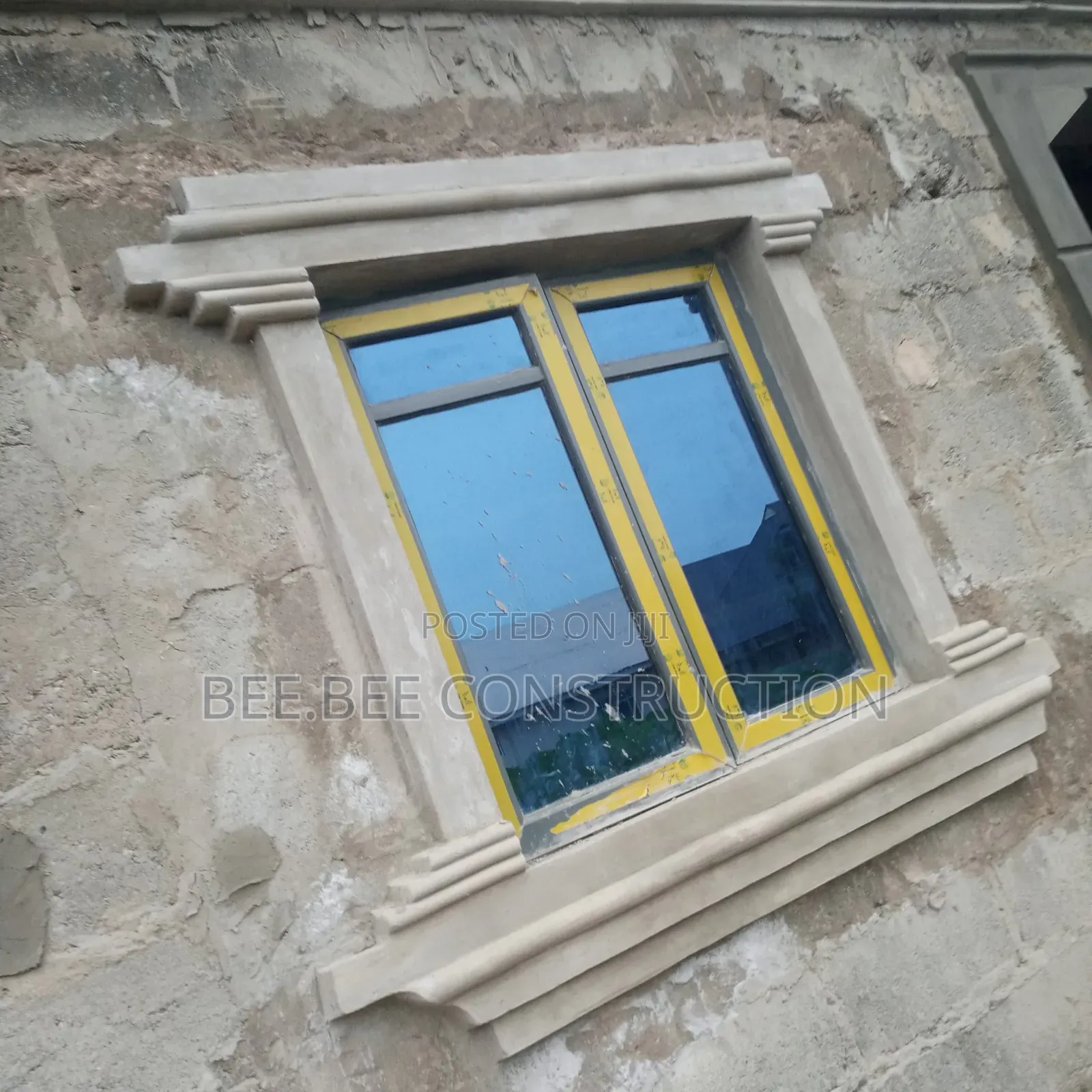 Beautiful Block Window Artwork & Door Design in Osogbo