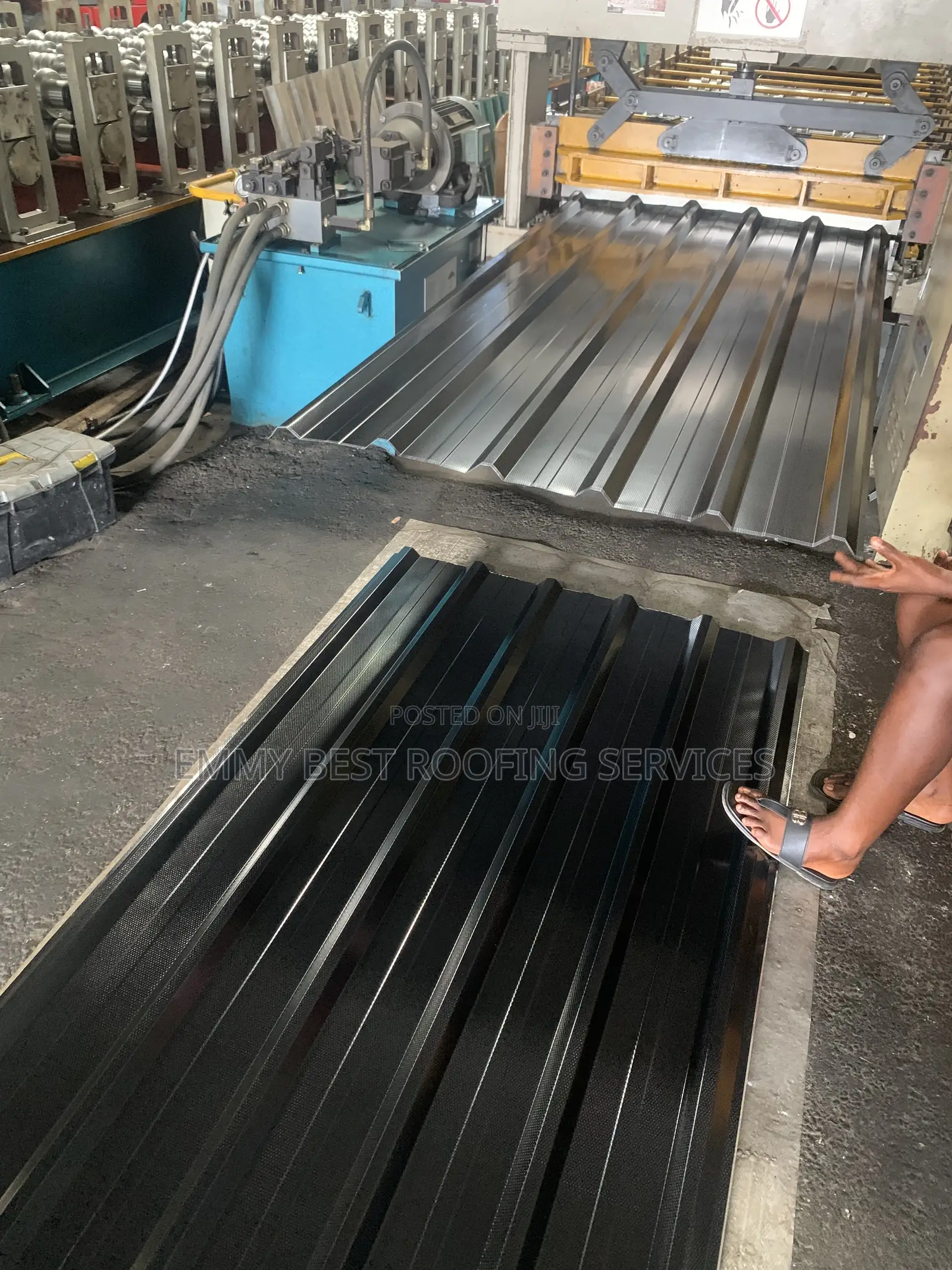 0.50mm Black Aluminum Roofing Sheet - Long Span - Emmybest Roofing