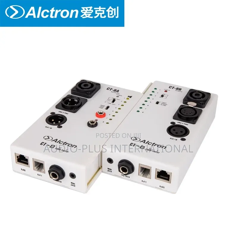 ALCTRON CT-8 Professional Multi-Purpose Dual Audio Cable Tester