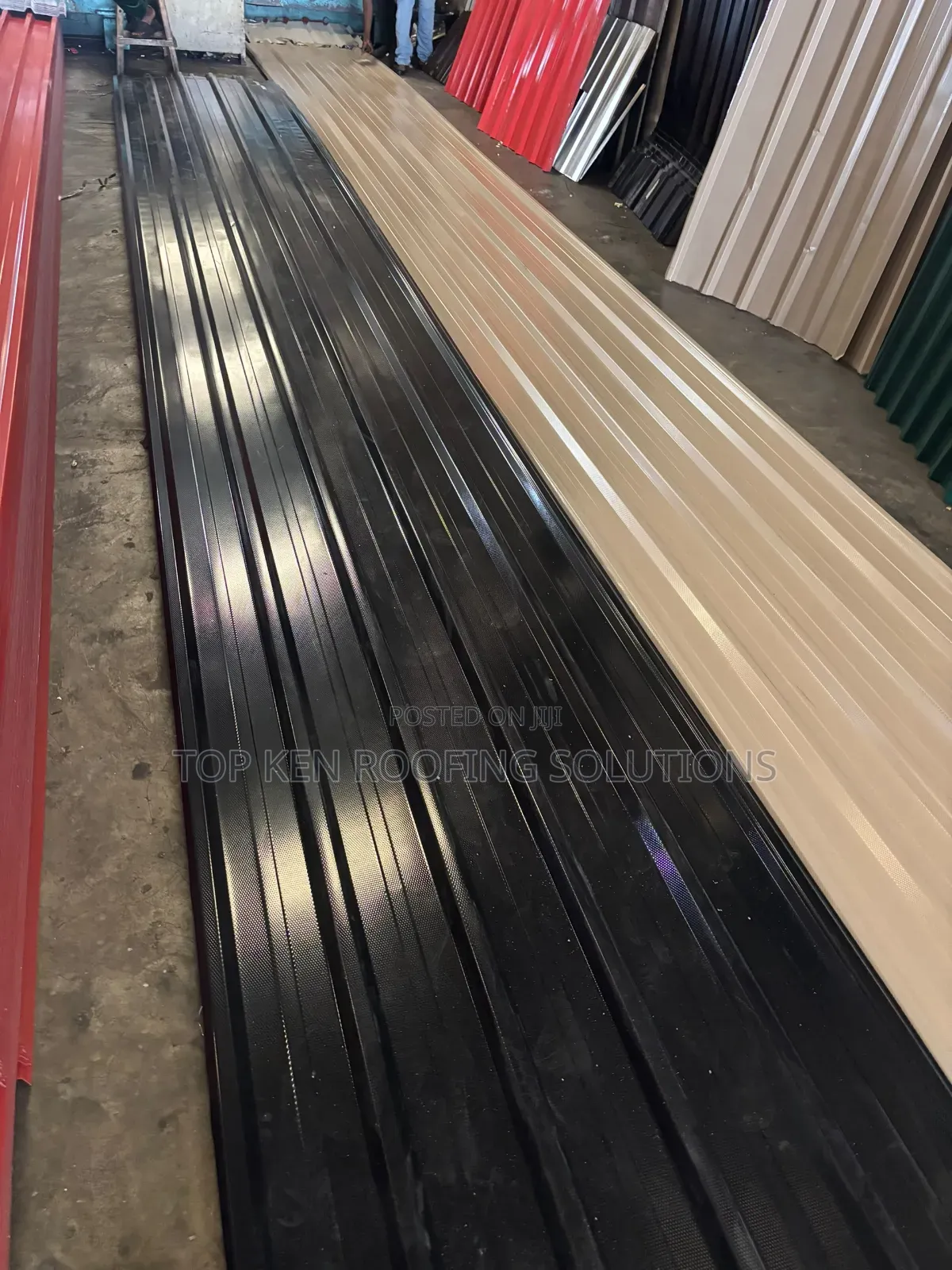 0.60mm Oven Baked Longspan Sheet T/Black
