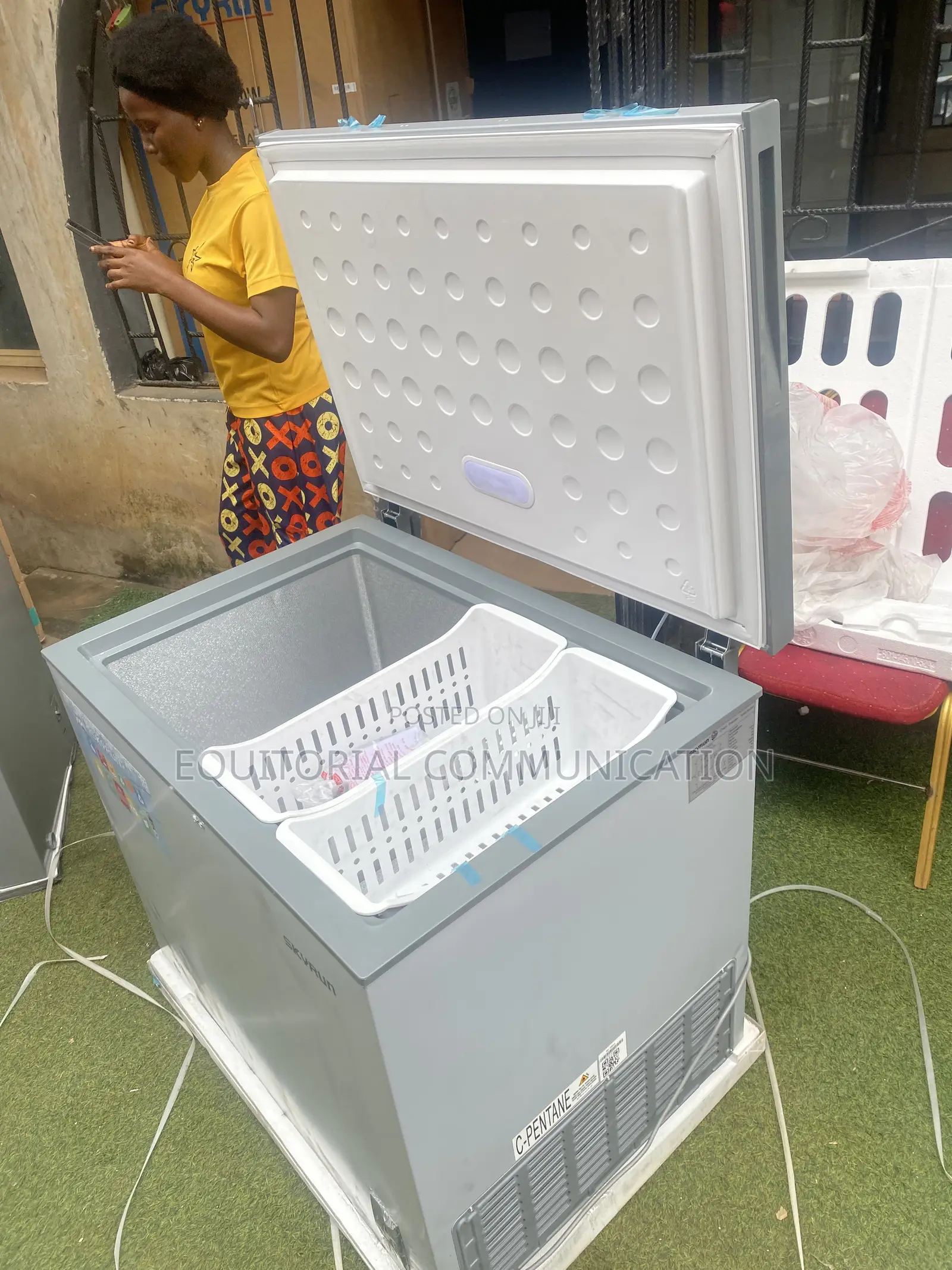 Skyrun 260L BD-260A Chest Freezer for Frozen Goods
