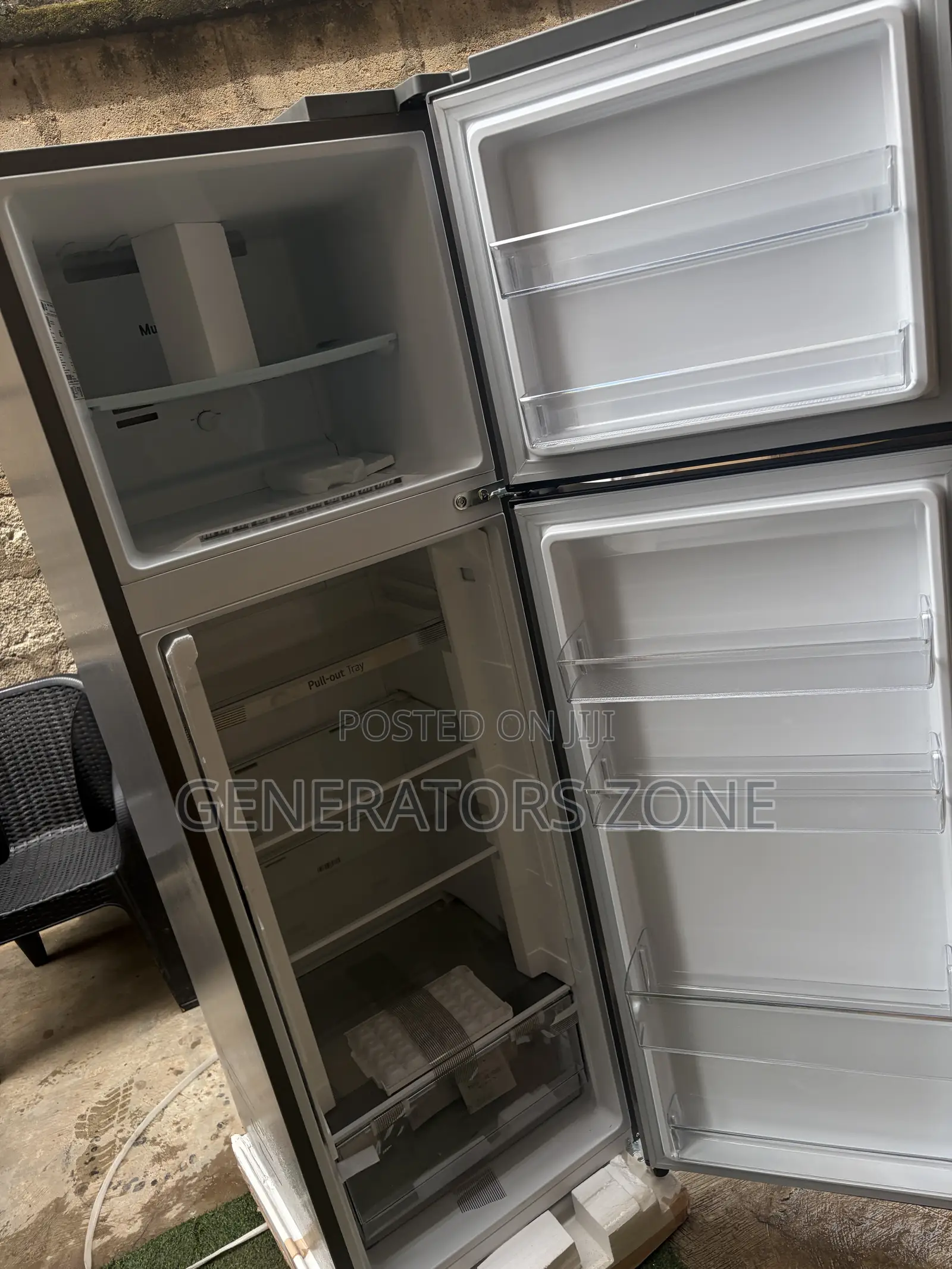 LG GL-B262PQKB 287L Everyday Double Door Refrigerator