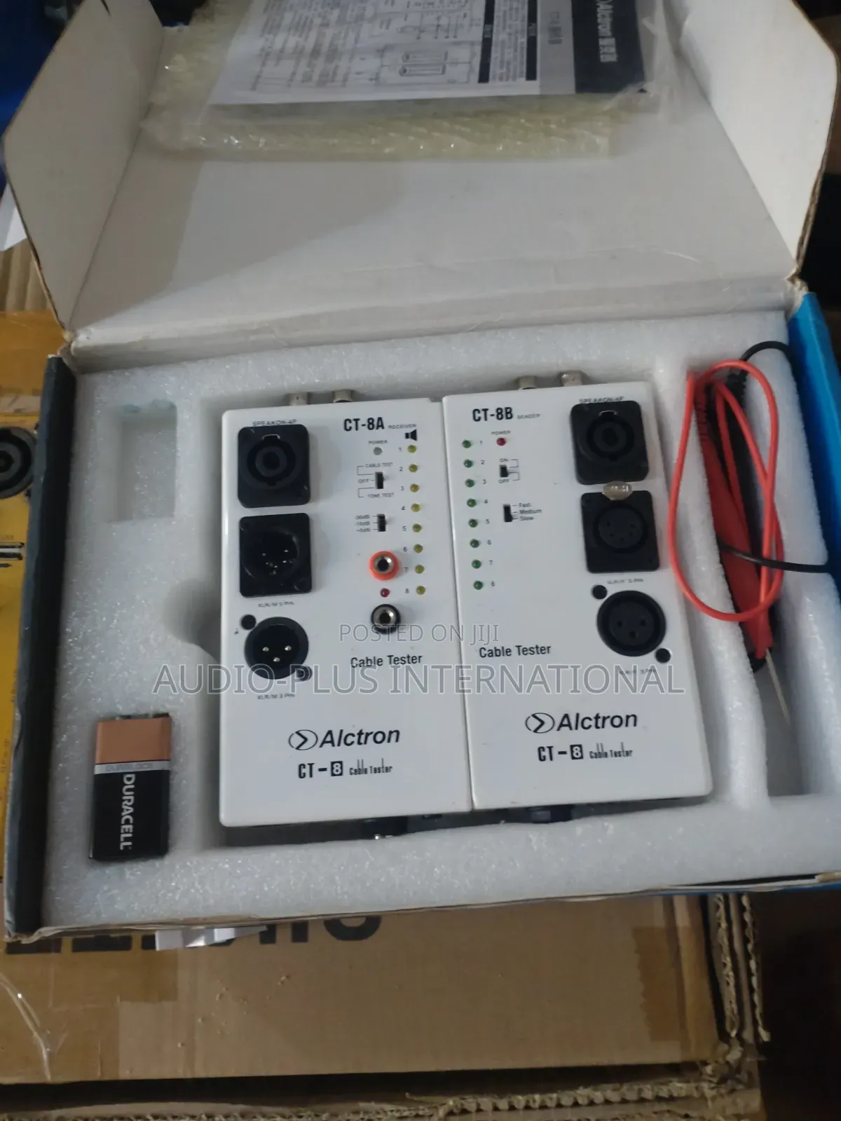 ALCTRON CT-8 Professional Multi-Purpose Dual Audio Cable Tester