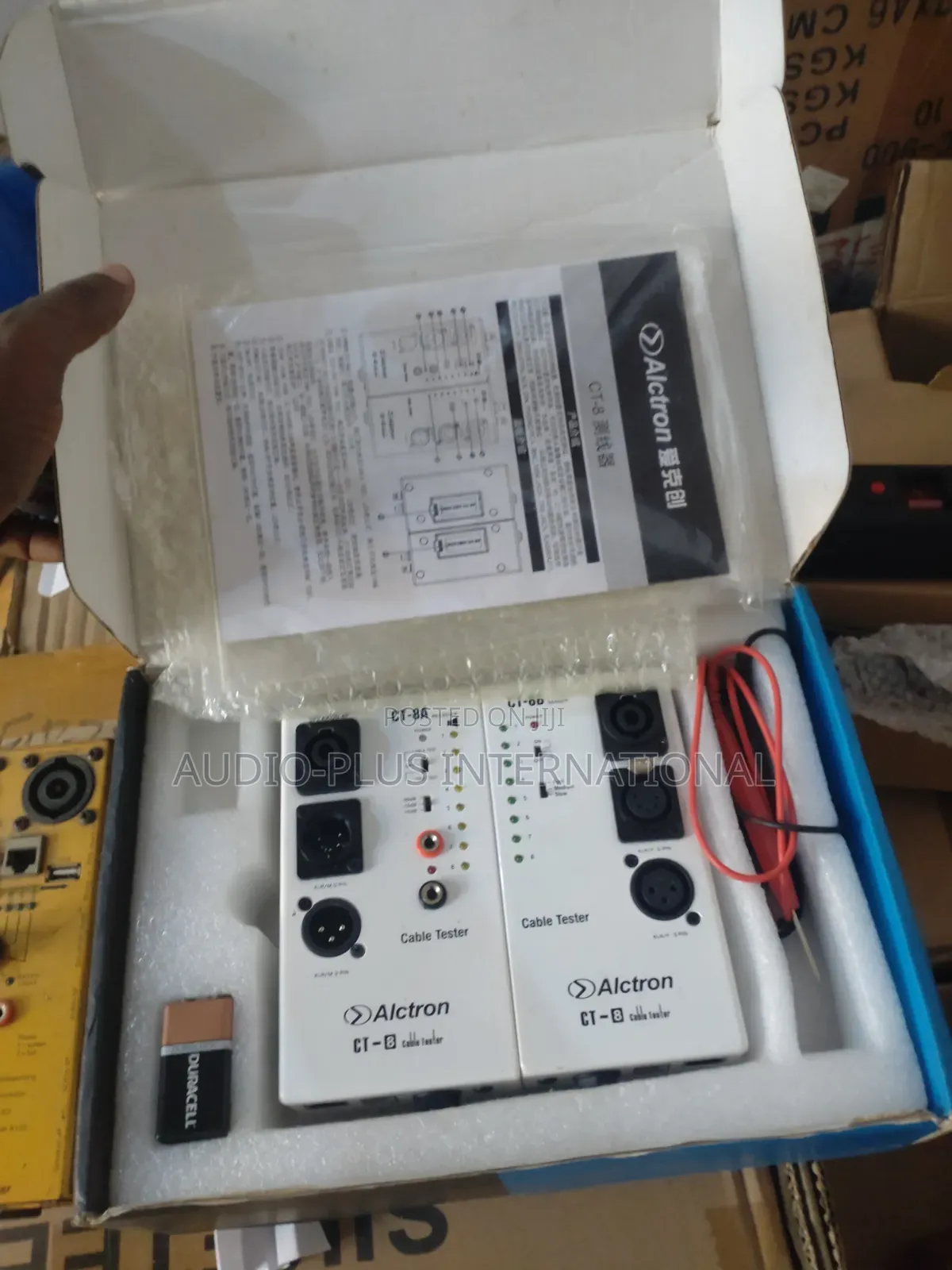 ALCTRON CT-8 Professional Multi-Purpose Dual Audio Cable Tester