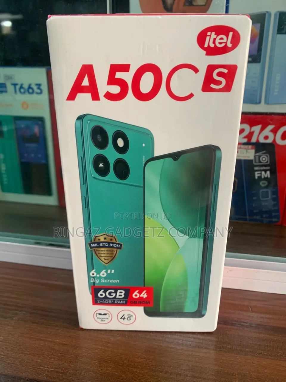 New Itel A50C 32 GB Black