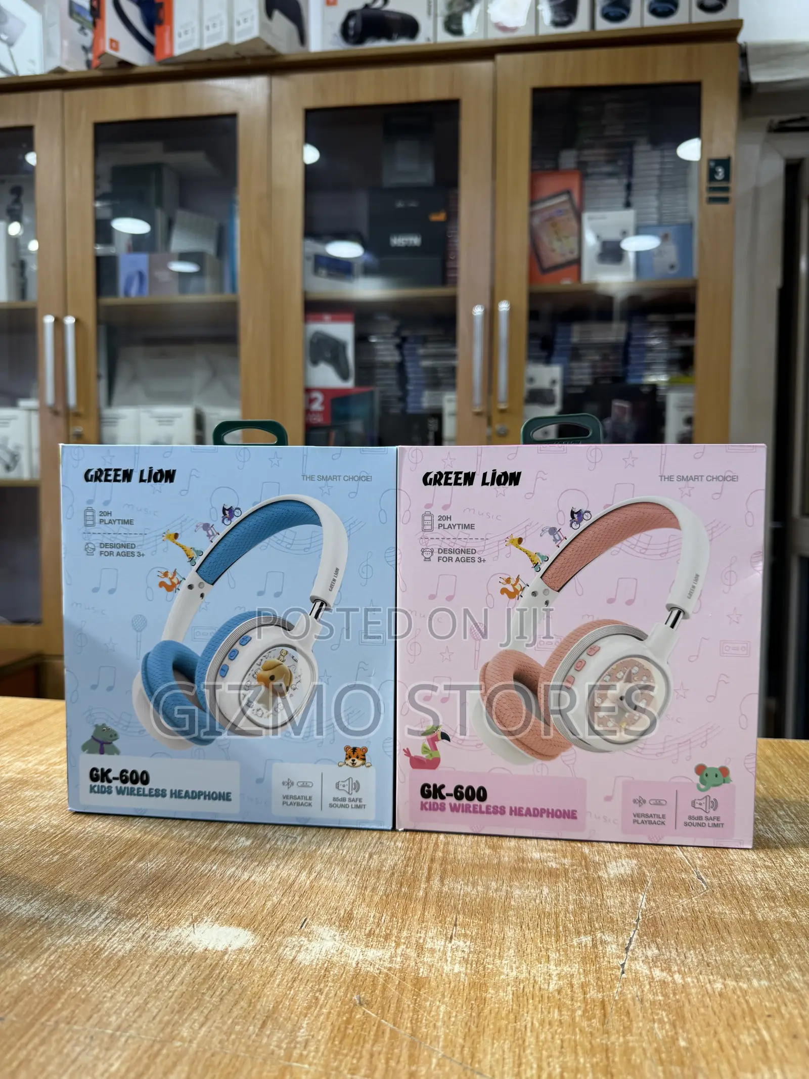 Brand New Green Lion GK-600 Kids Wireless Headphone
