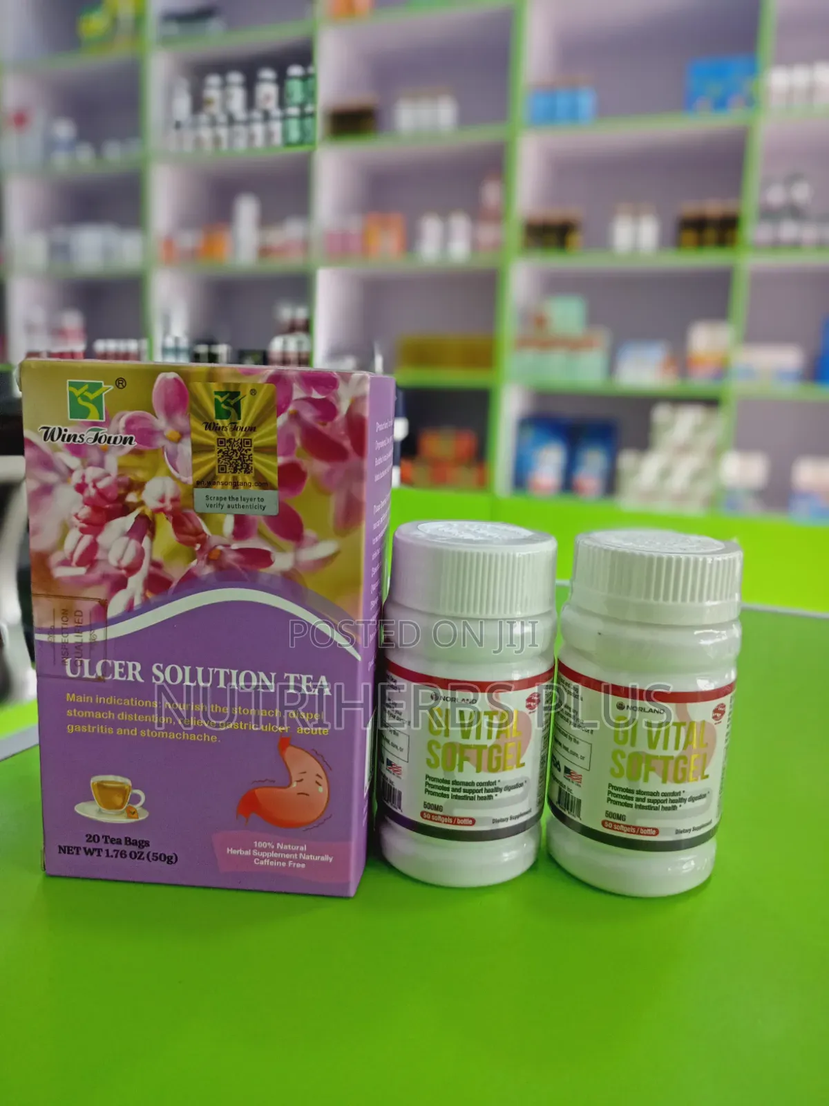 Gi Vital Gel+ Ulcer Solution Tea (Solution to Stubborn Ulcer)