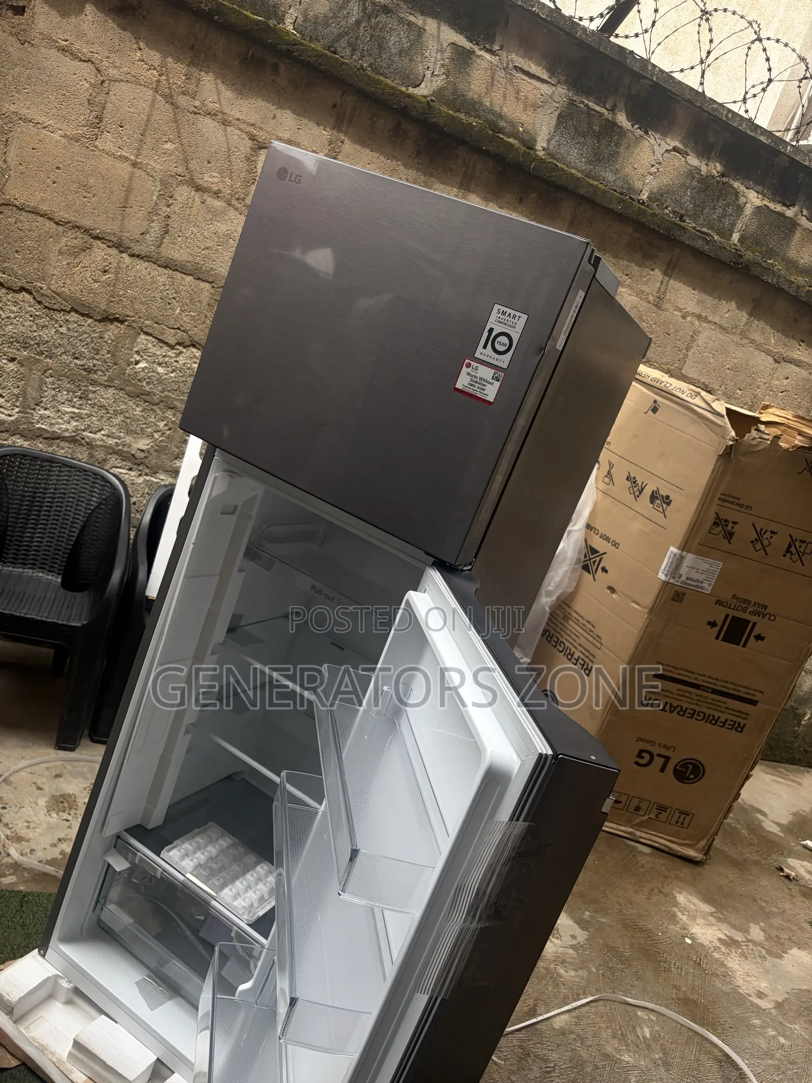 LG GL-B262PQKB 287L Two-Door Inverter Fridge
