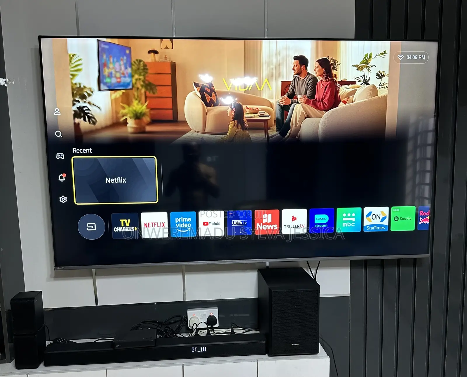 75 Inches Hisense TV