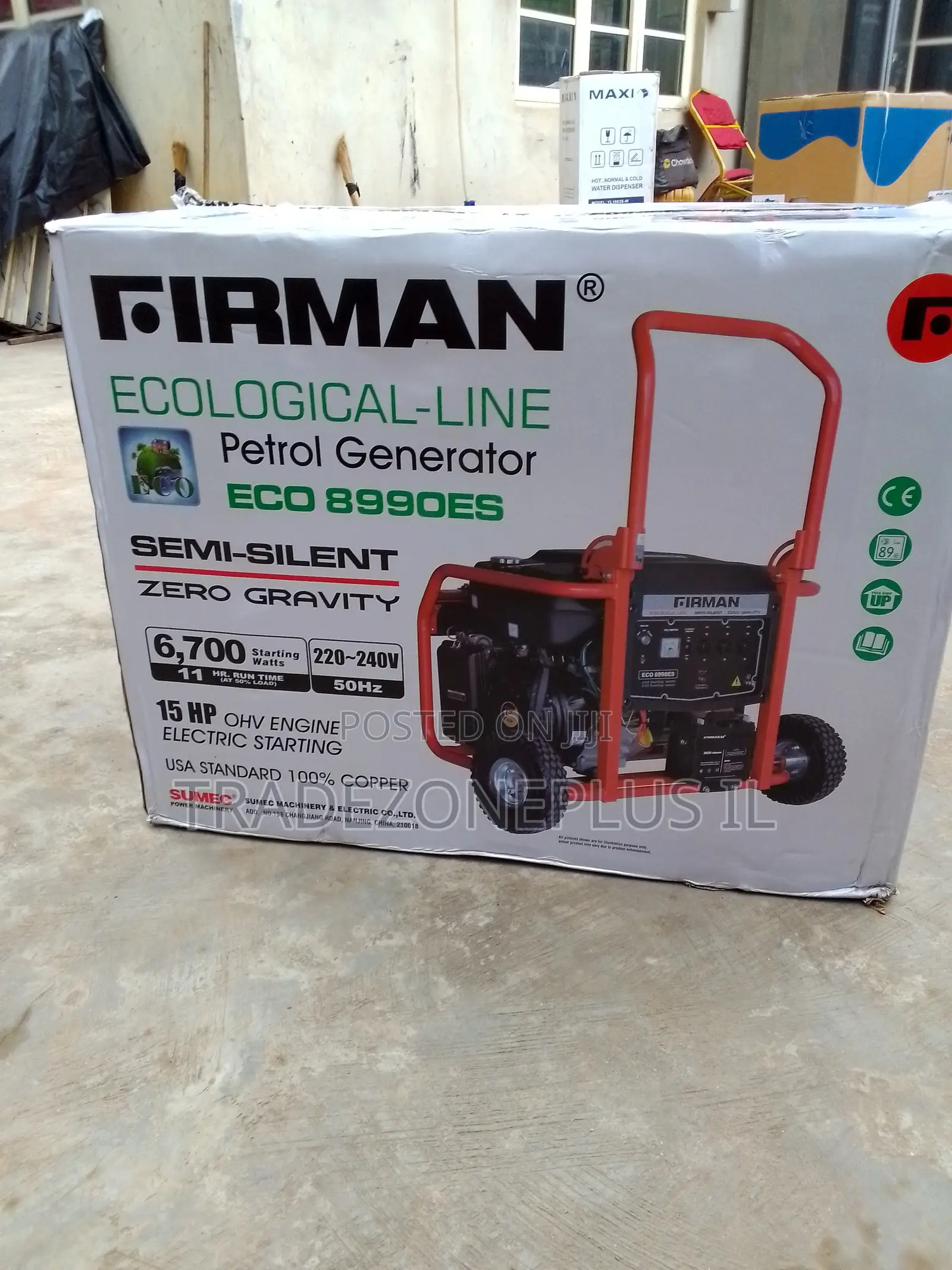 Powerful ECO8990ES 6.5KVA Petrol Power Solution