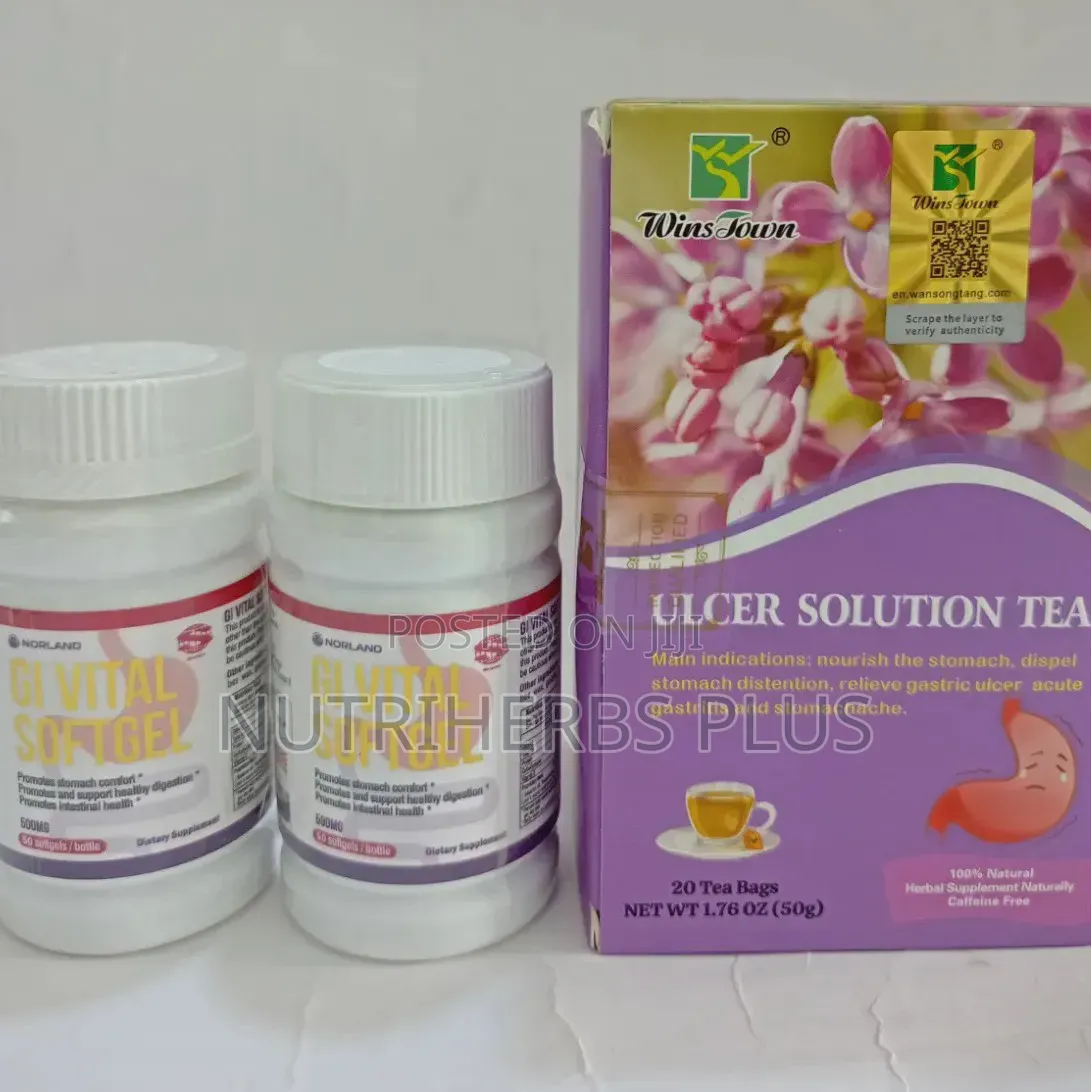 GI VITAL GEL+ ULCER SOLUTION TEA(promotes Healing of Peptic Ulcer)
