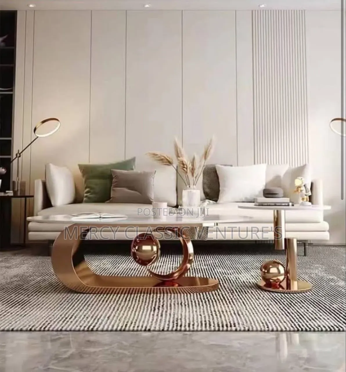 Luxury 1+1 Marble Center Table