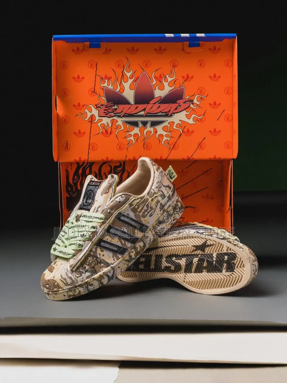 Adidas Superstar Classic Original Kith X Bw Army Sneakers