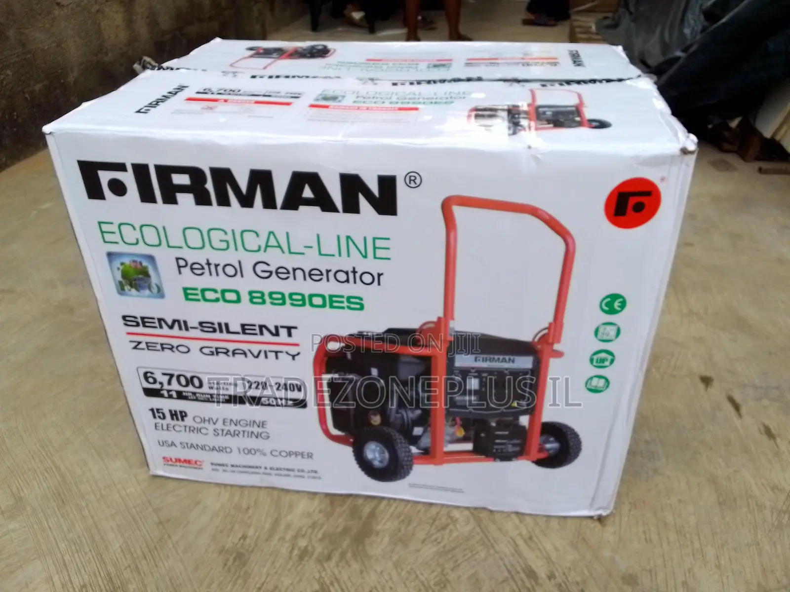 Affordable ECO8990ES 6.5KVA Electric Start Genset
