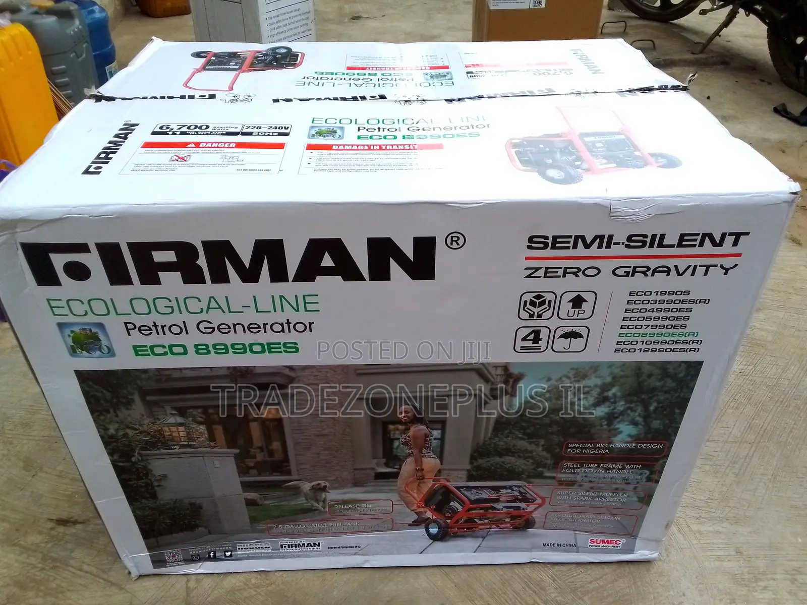 Elite Firman ECO8990ES 6.5KVA Petrol Generator
