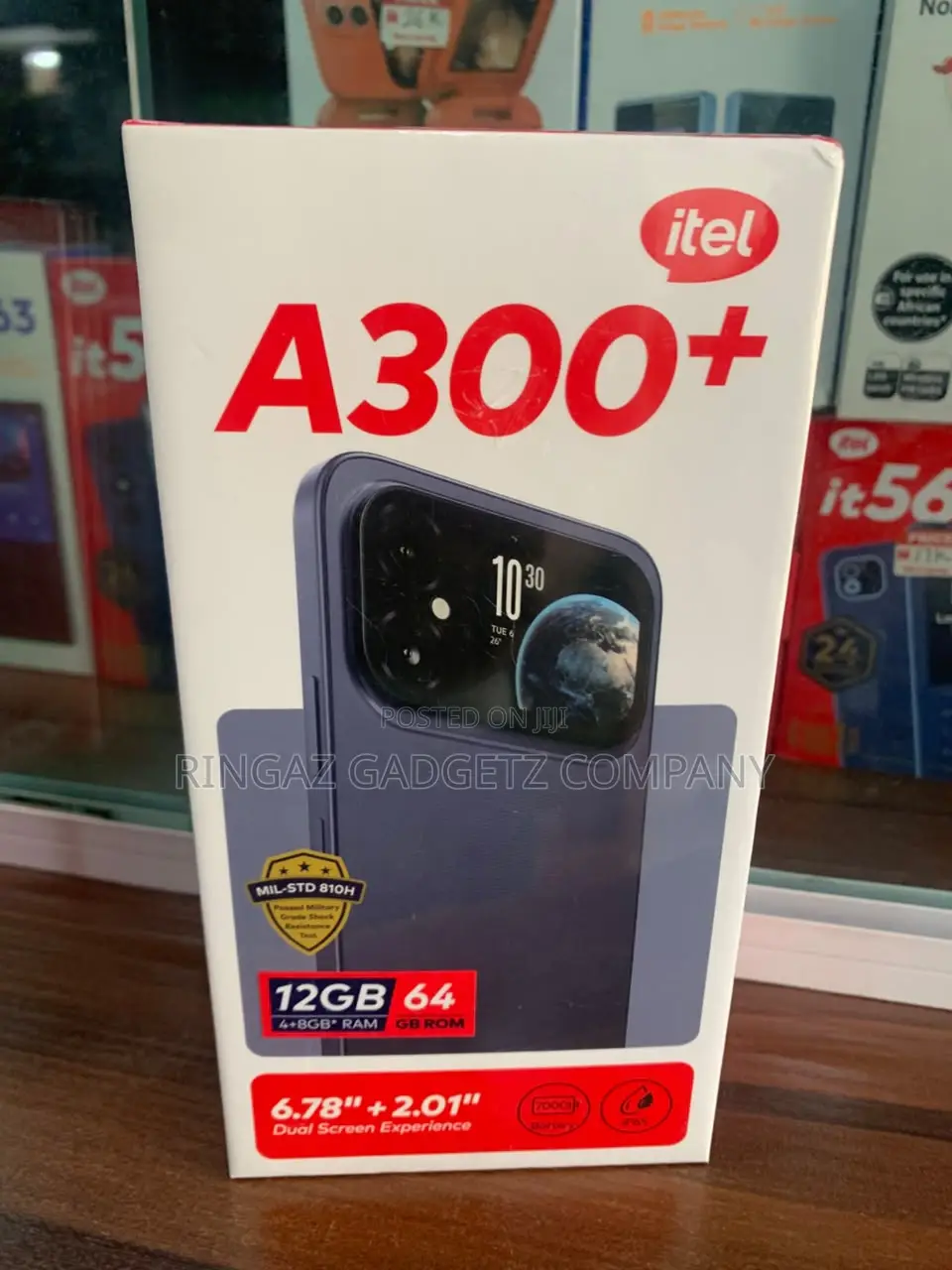 New Itel A200+ 64 GB Black