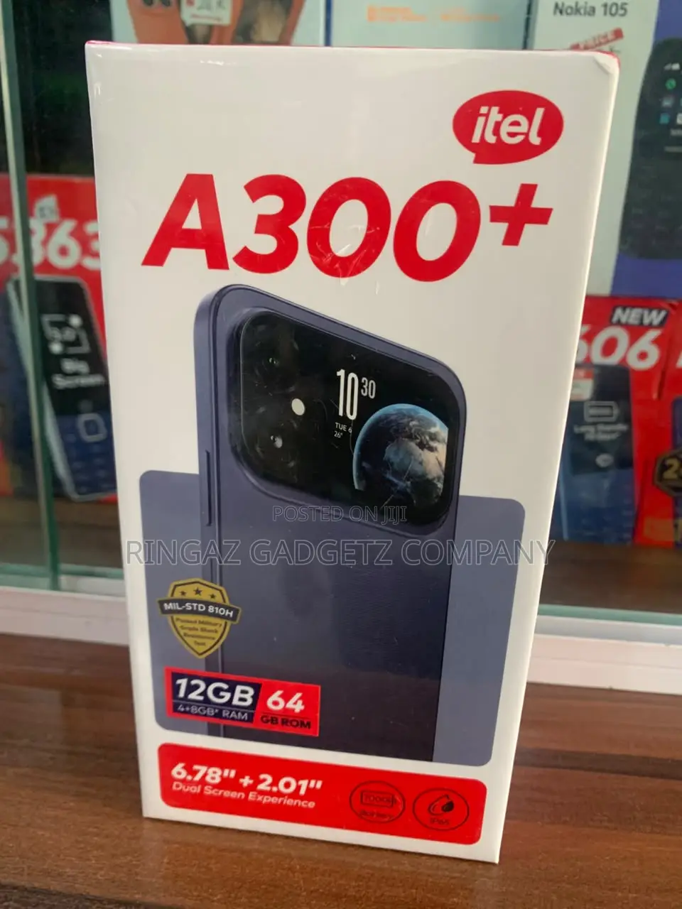 New Itel A200+ 64 GB Black