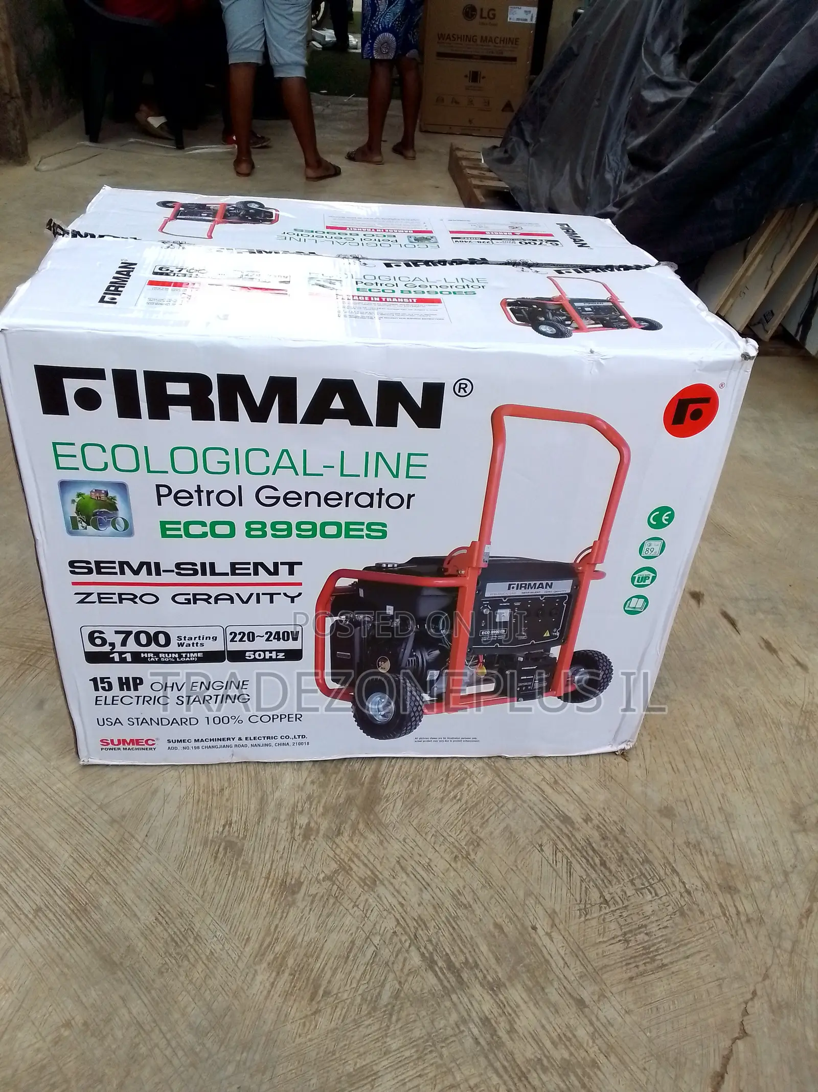 ECO8990ES 6.5KVA Firman Generator Built to Last