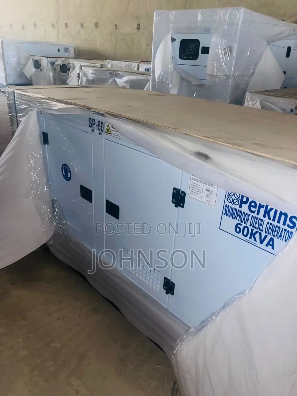 Brand New 60kvaPerkins Soundproof Generator Copper
