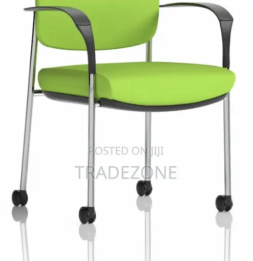 Brunswick Deluxe With Arms Chrome Office Chair
