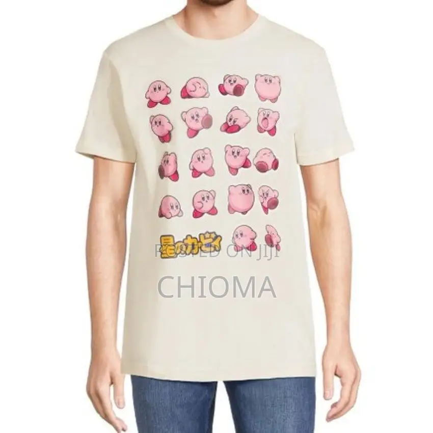 Kirby Unisex Graphic Tee ,Cool Cotton T Shirt( XL)