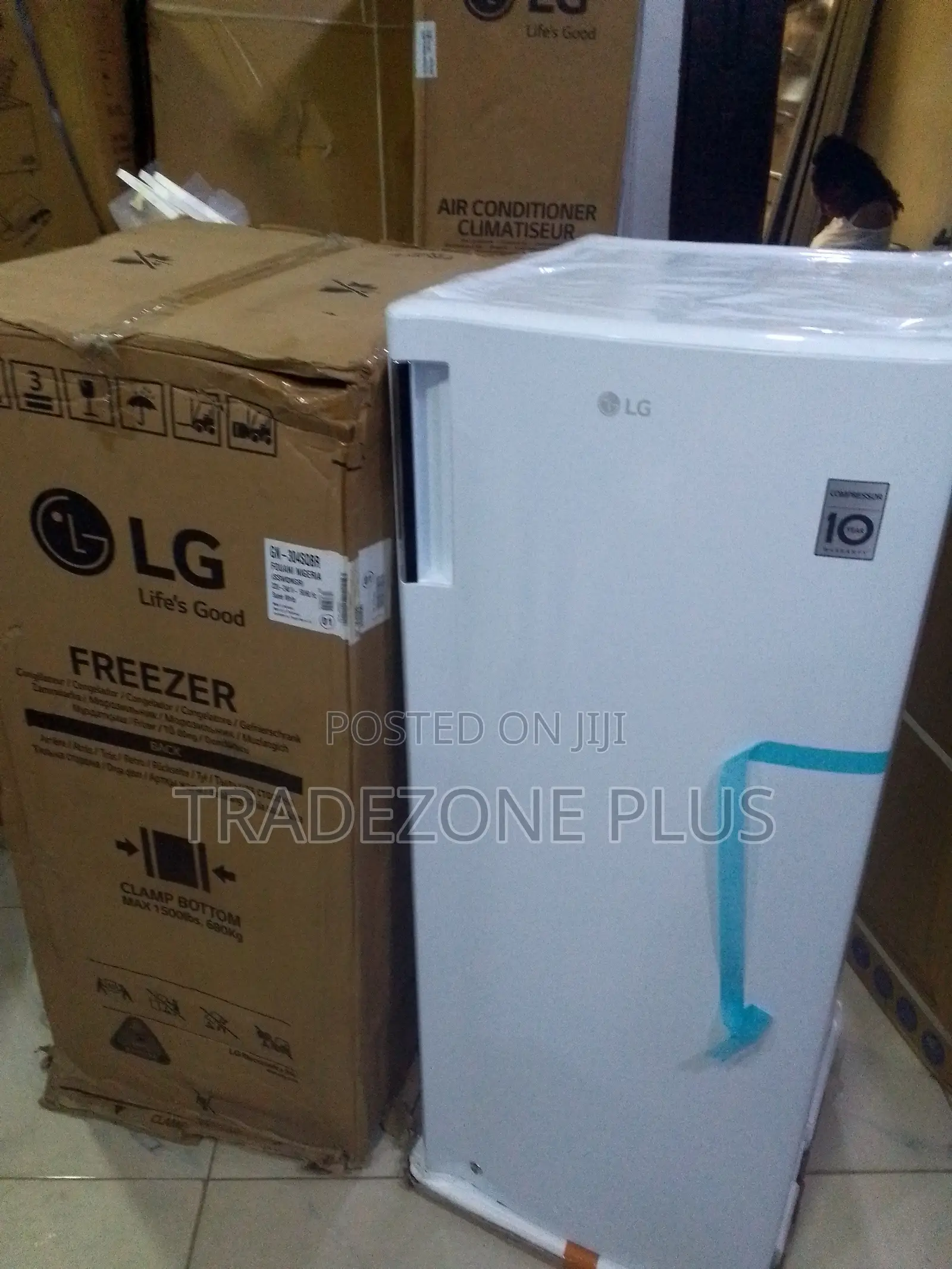 LG GN-304SQBR Standing Freezer – 168L Capacity