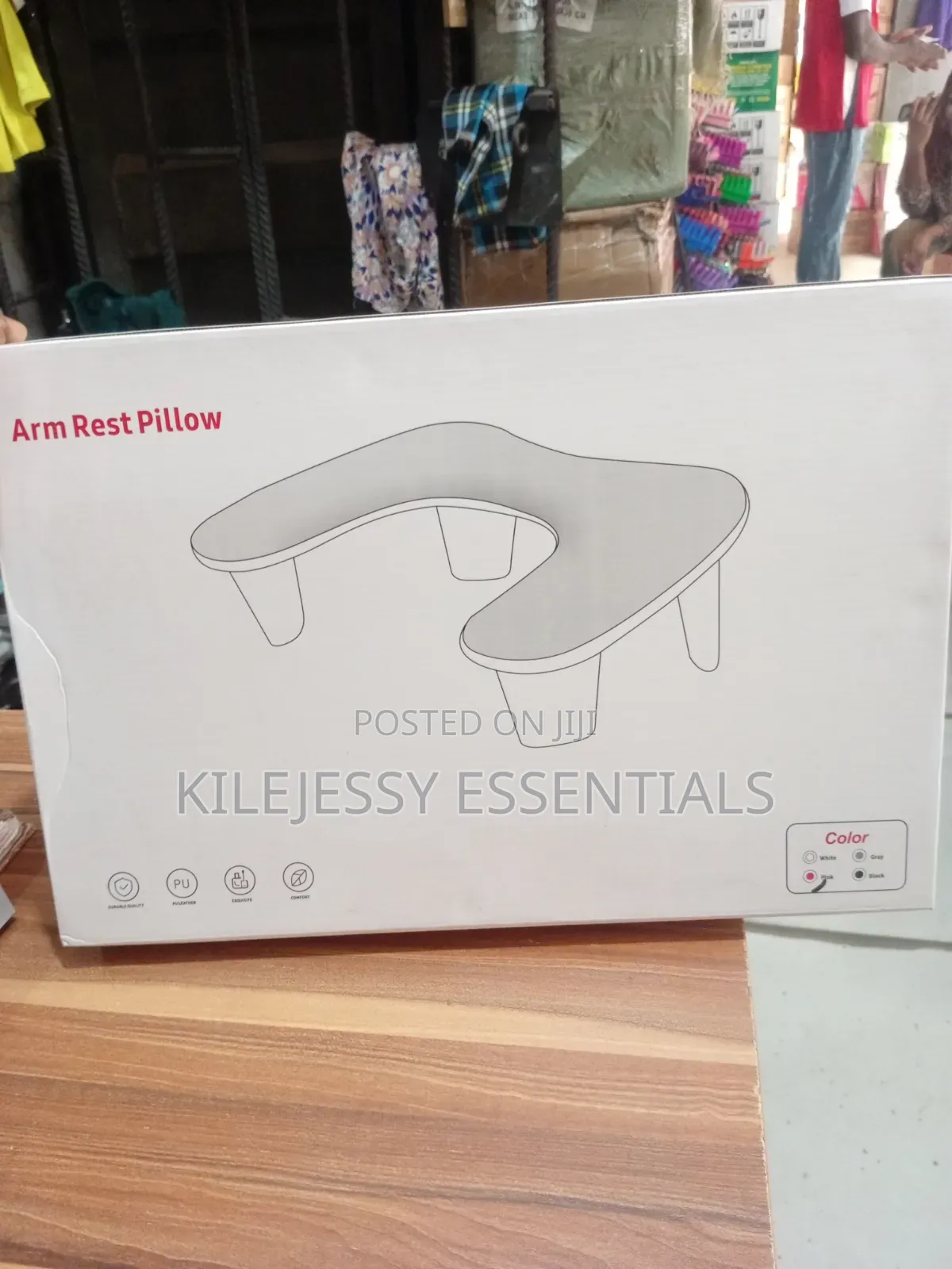 2-in-1 UV LED Nail Lamp & Manicure Hand Rest Cushion