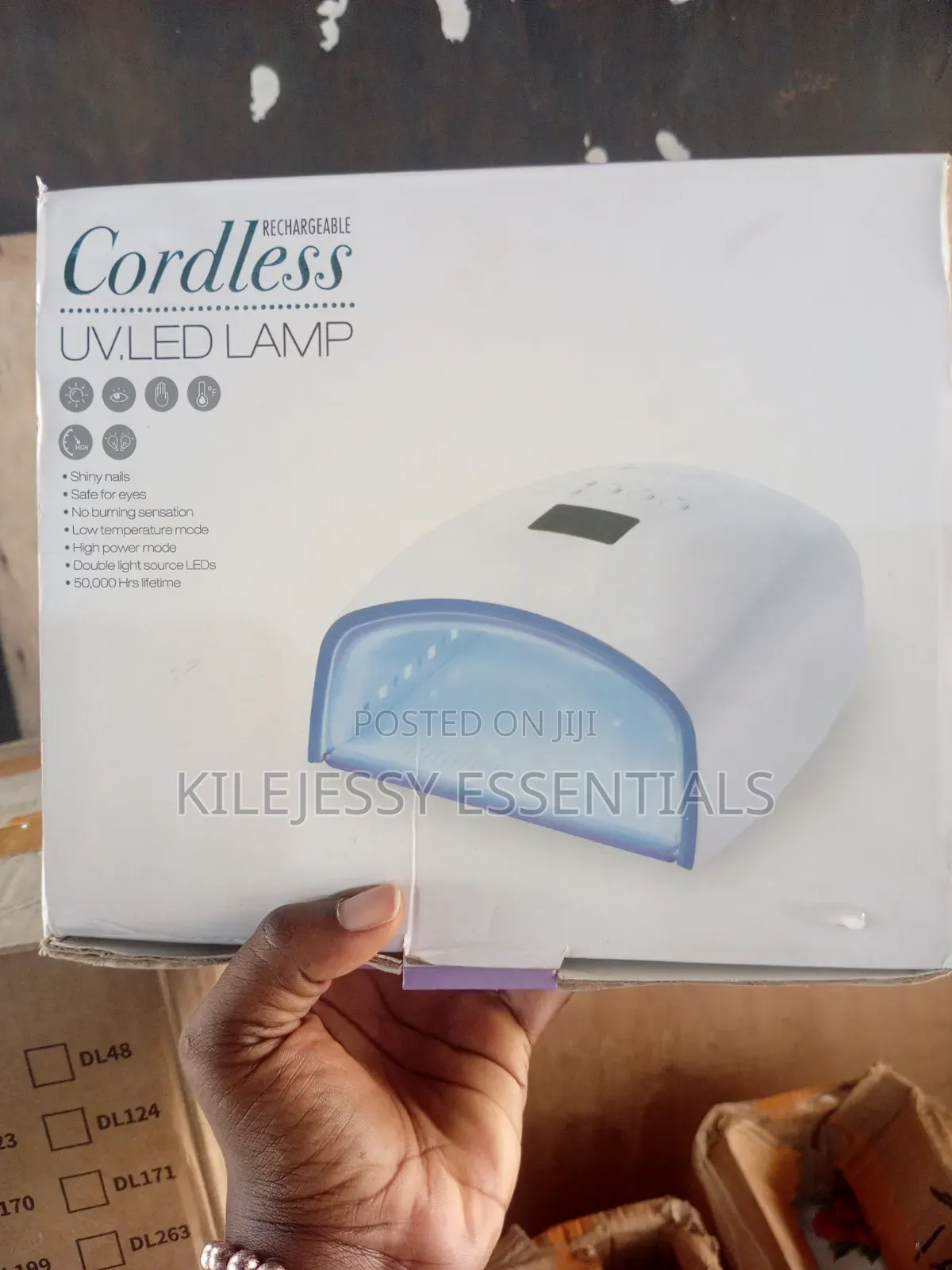 2-in-1 UV LED Nail Lamp & Manicure Hand Rest Cushion
