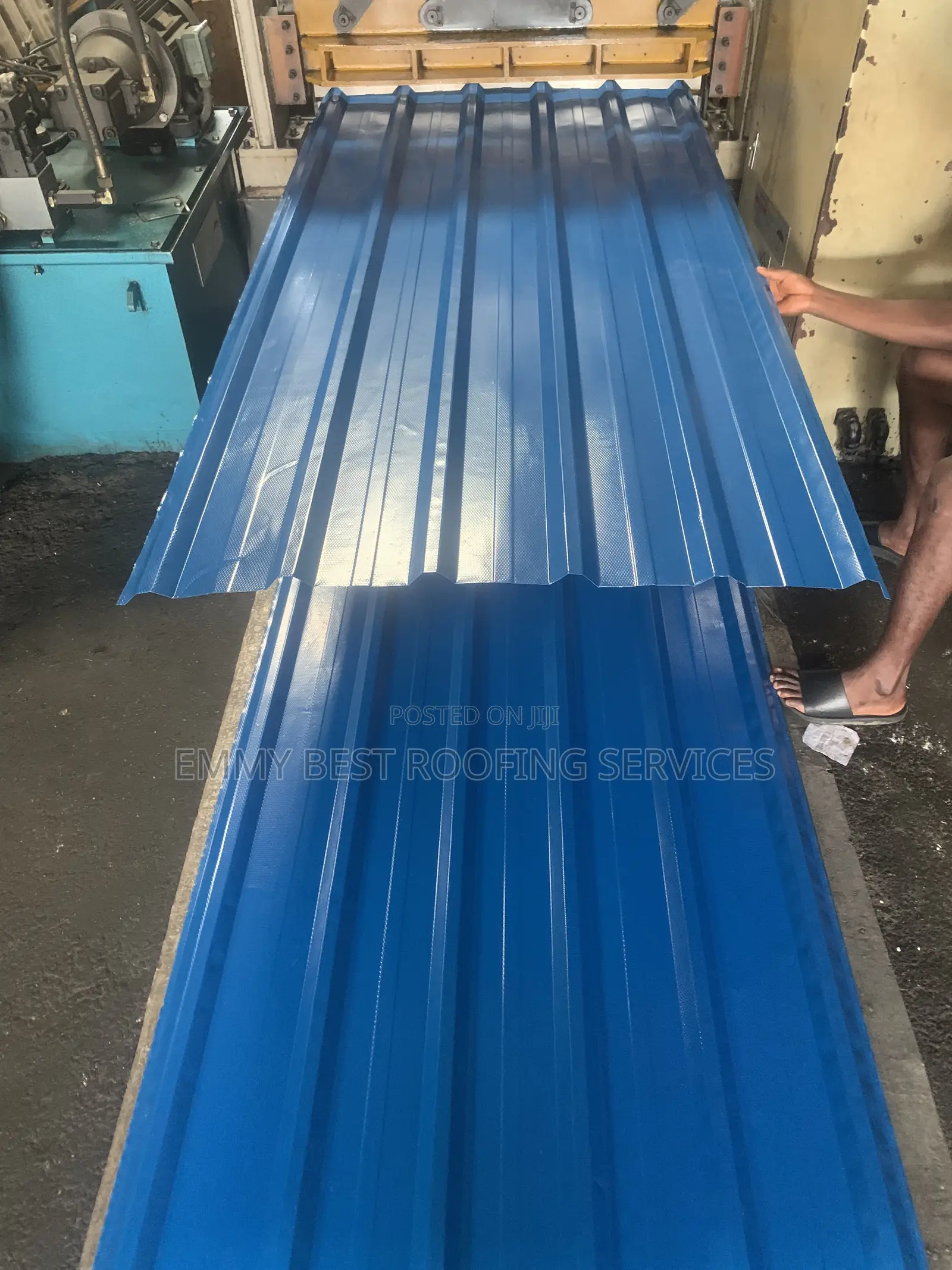 0.40mm Blue Aluminum Roofing Sheet - Affordable & Quality - Emmybest