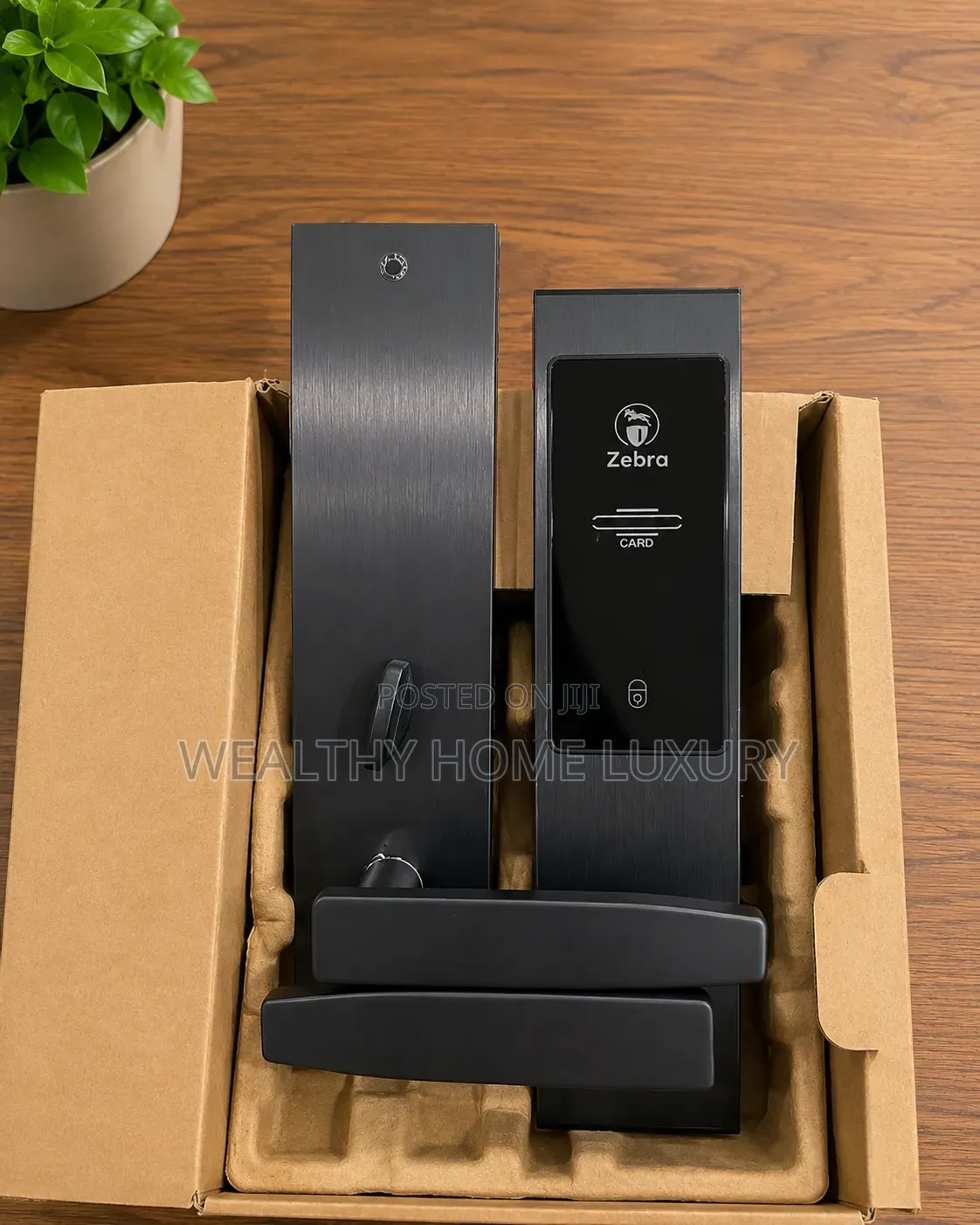 High Quality Smart Digital Door Lock Black and Gold Edition