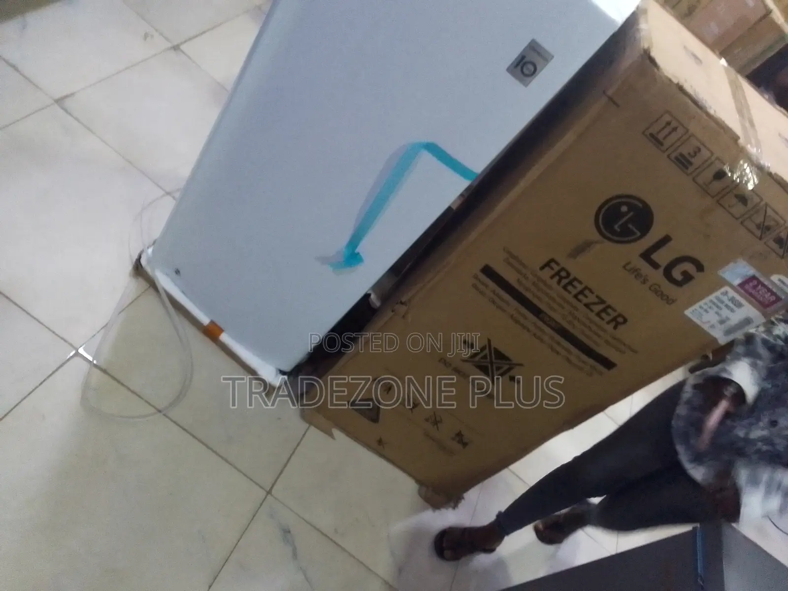 Spacious LG Standing Freezer 168L – Order Now