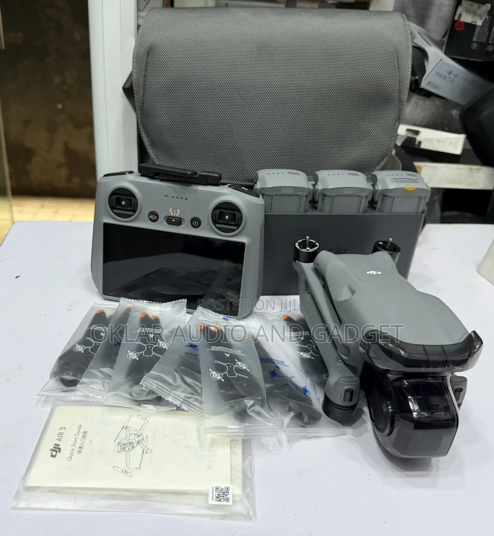 Dji Air 3 Flymore Combo Drone With 3 Batteries and Smart Controller