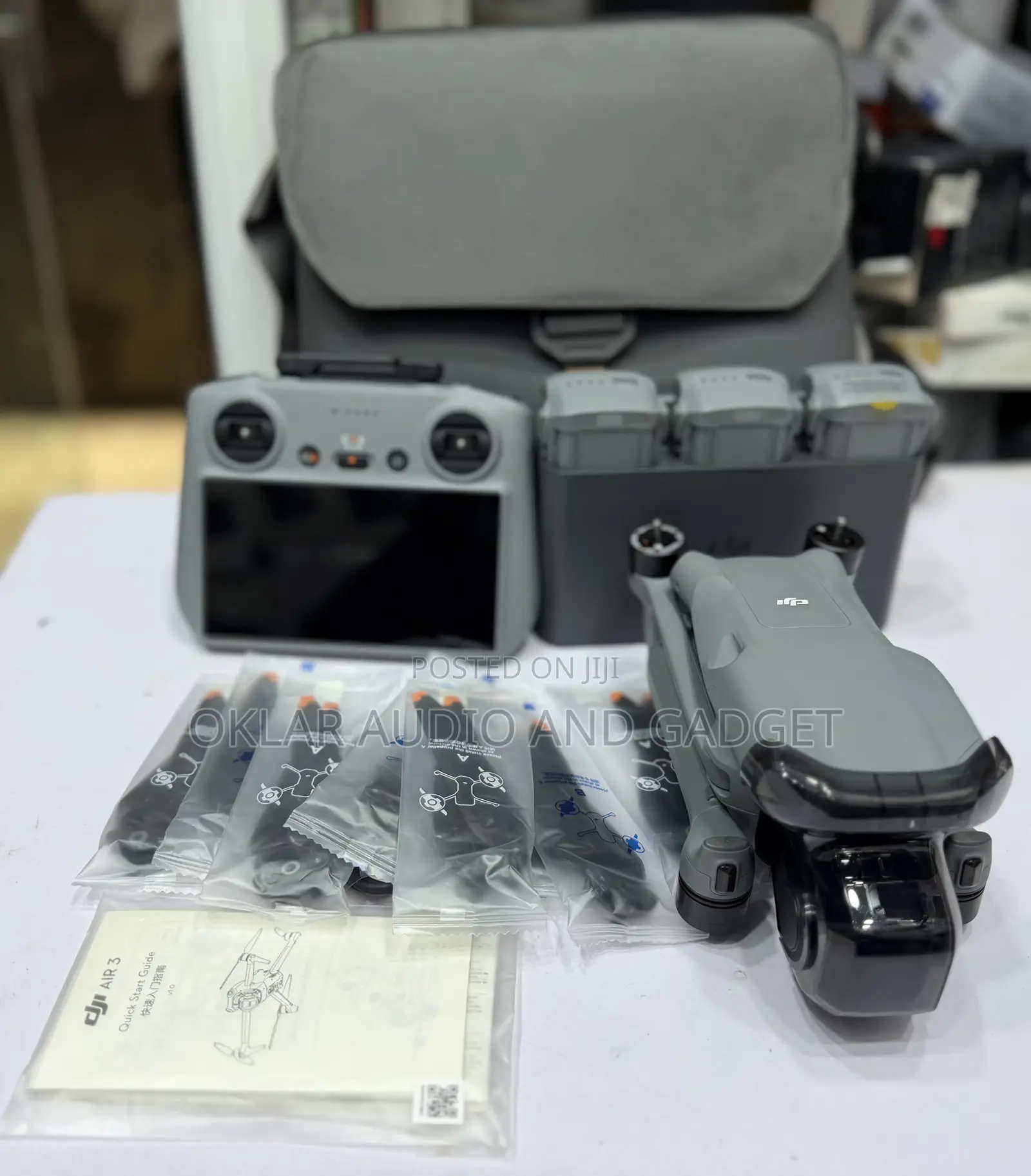 Dji Air 3 Flymore Combo Drone With 3 Batteries and Smart Controller