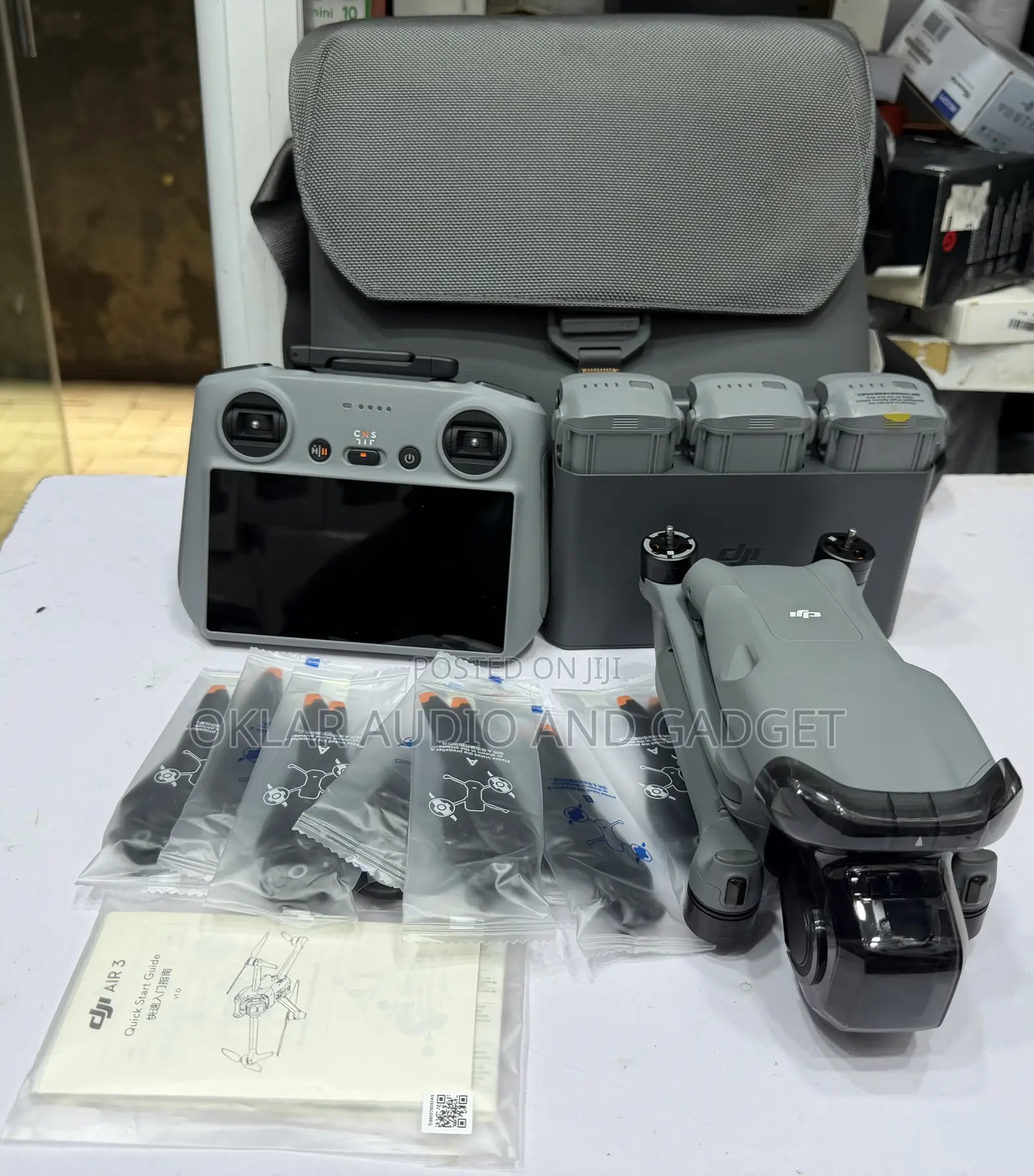 Dji Air 3 Flymore Combo Drone With 3 Batteries and Smart Controller