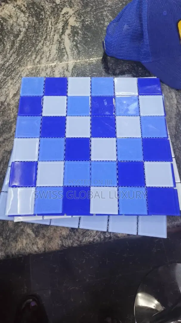 Blue Mosaic Tiles for Swimming Pool