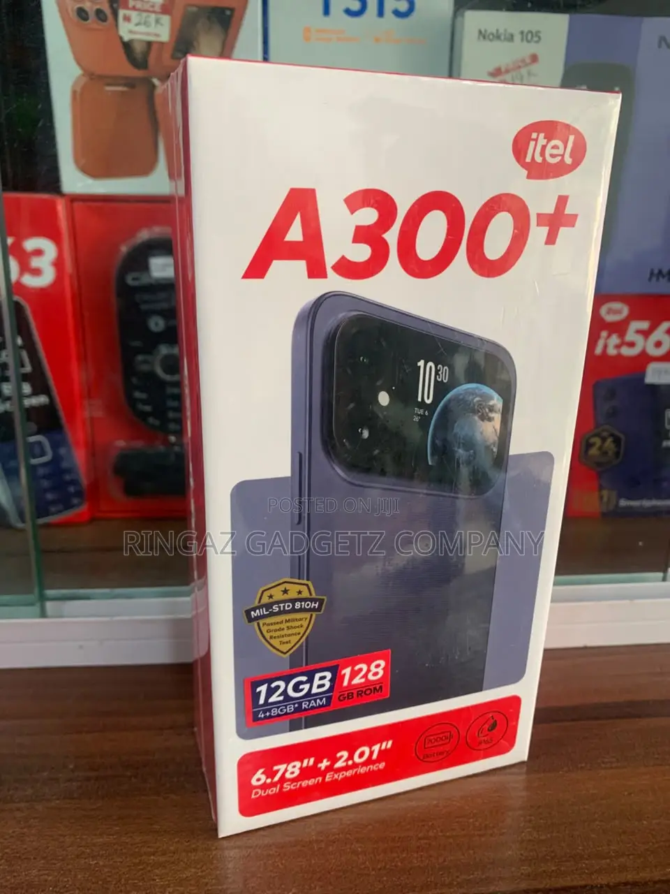 New Itel A200+ 128 GB Black