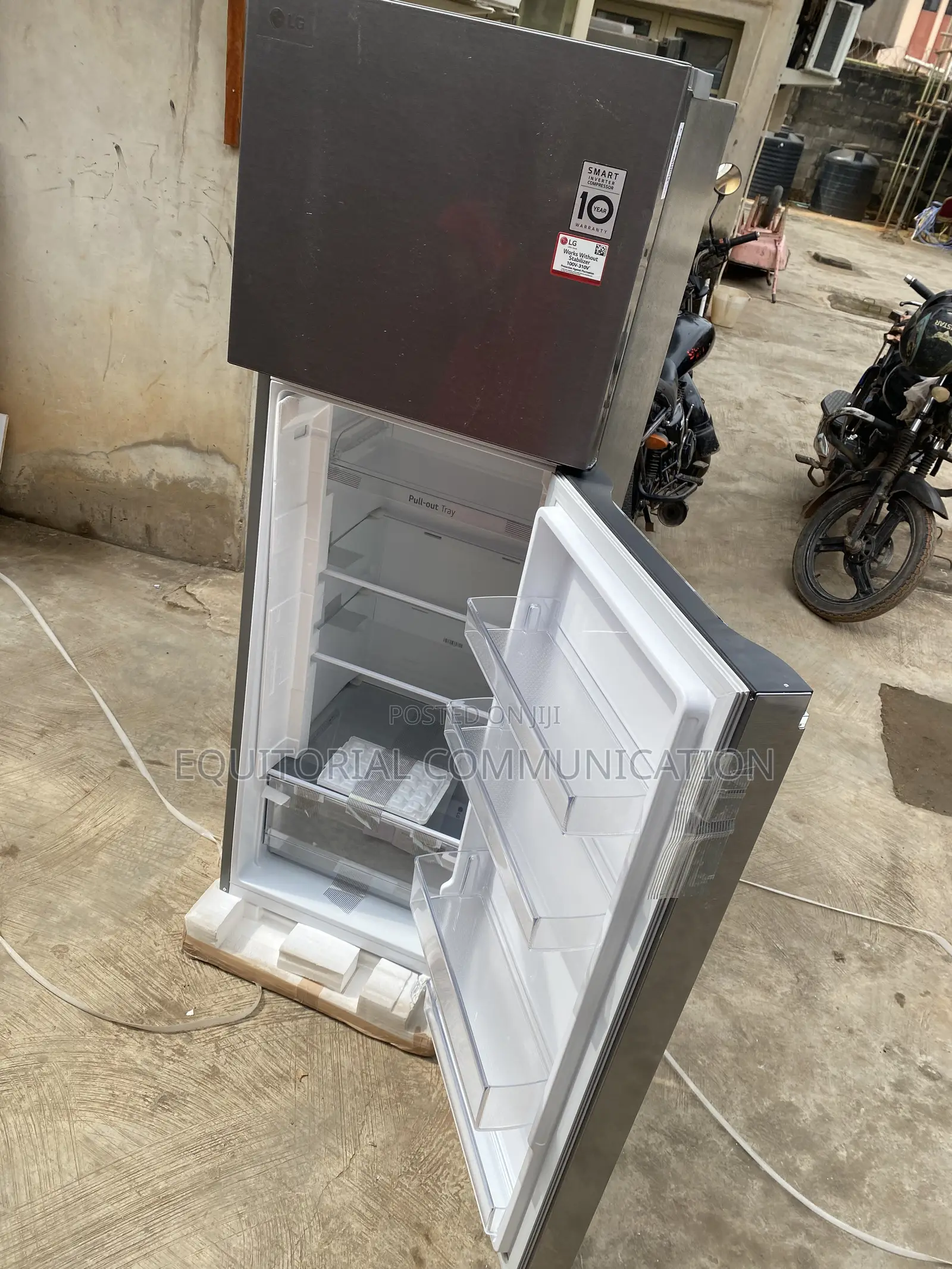 LG 287L GL-B262PQKB Inverter Top Freezer Double Door Refrigerator