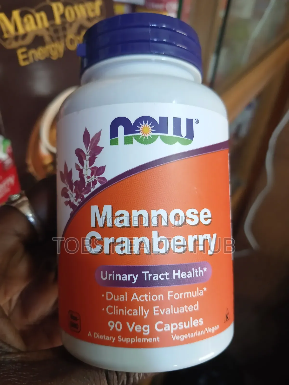 NOW Mannose Cranberry – 90 Veg Capsules
