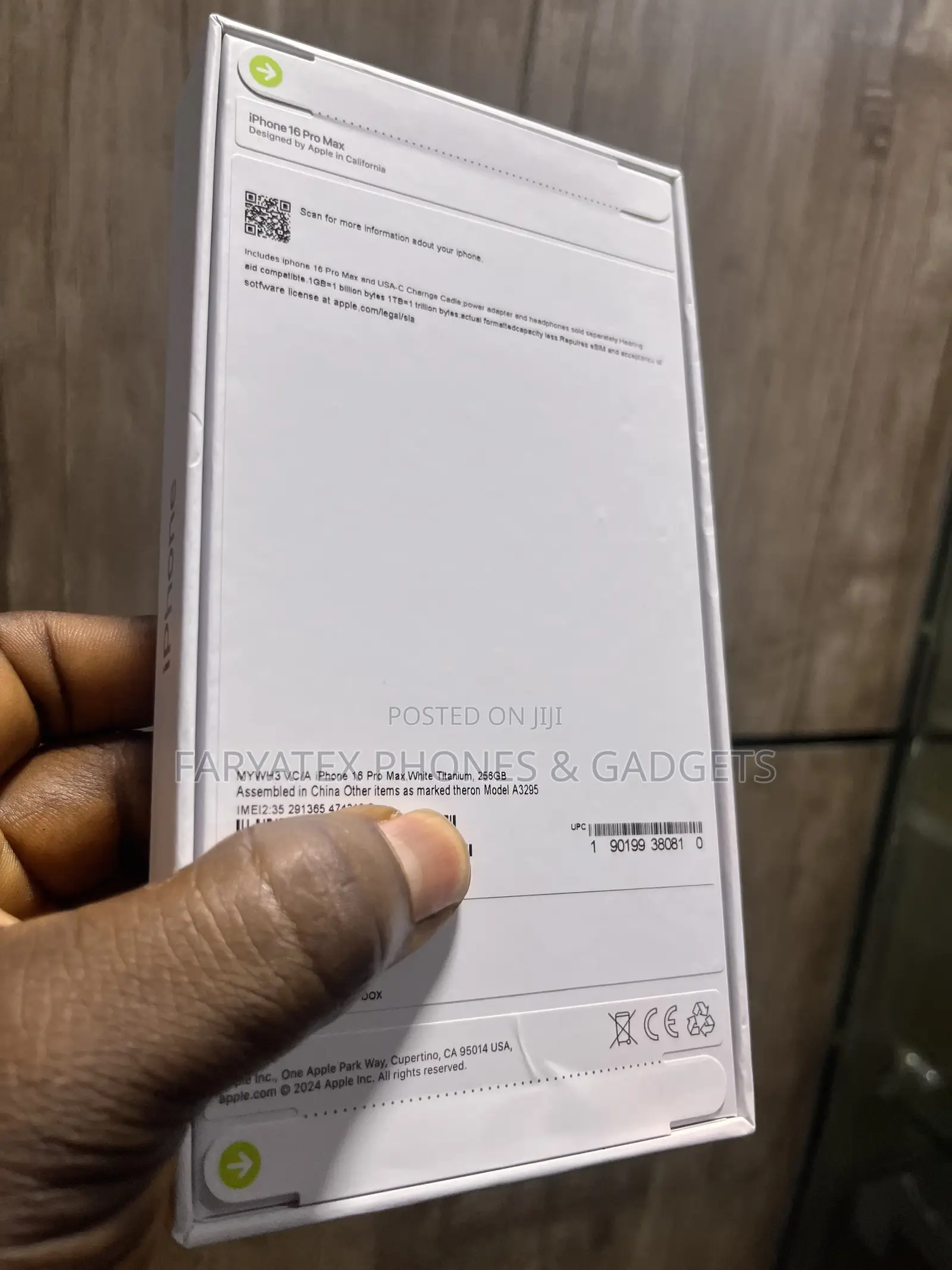New Apple iPhone 16 Pro Max 256 GB White