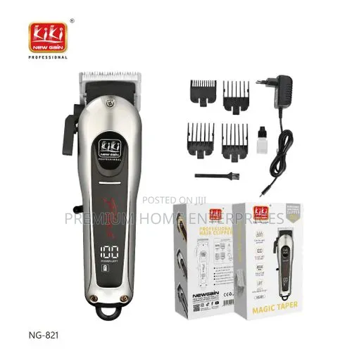 Kiki New Gain Margic Taper Rechargeable Professional Hair Clipper
821