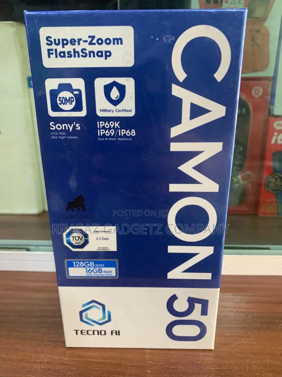 New Tecno Camon 50 256 GB Green