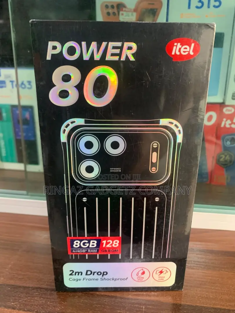 New Itel Power 80 128 GB Black